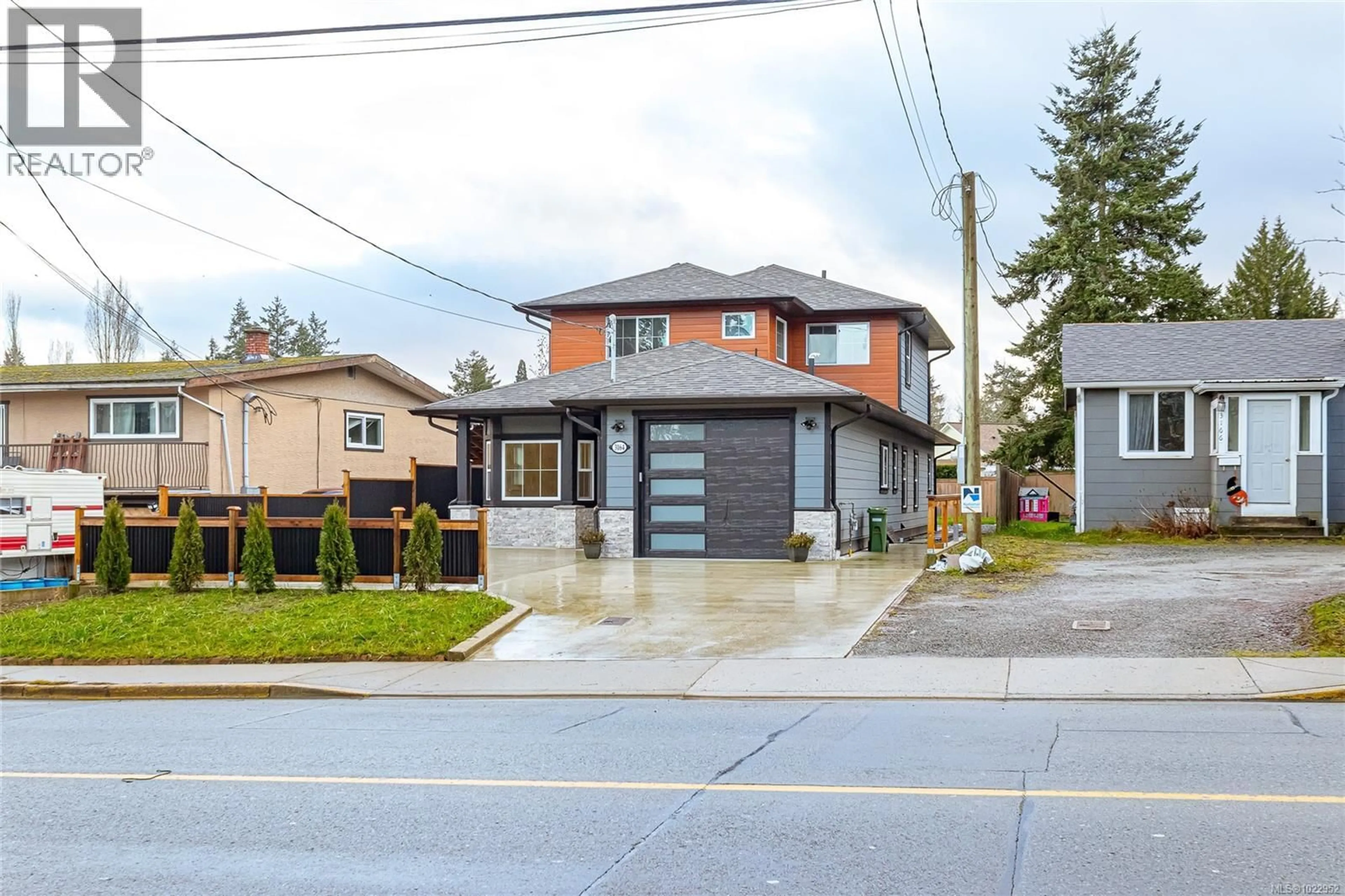 Home with brick exterior material, street for 3164 SHERMAN ROAD, Duncan British Columbia V9L4B4