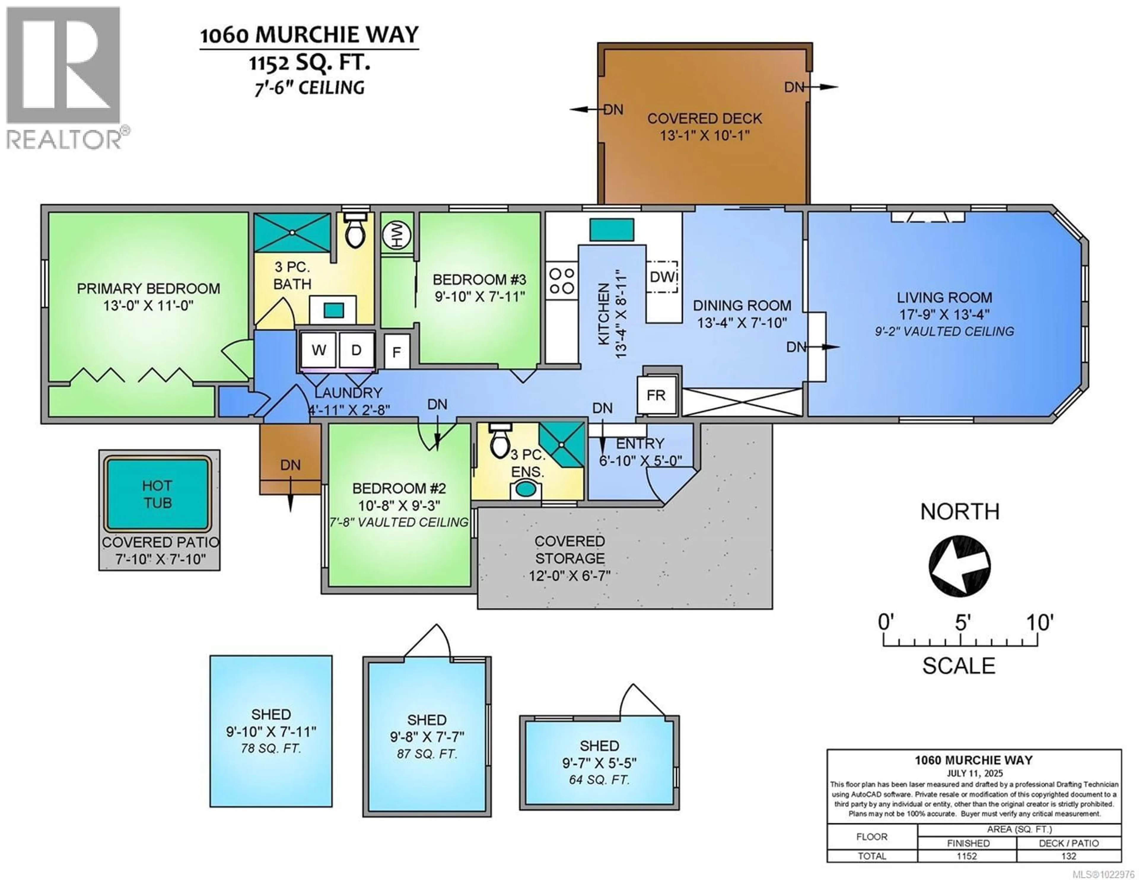 Floor plan for 1060 MURCHIE WAY, Nanaimo British Columbia V9R6K6