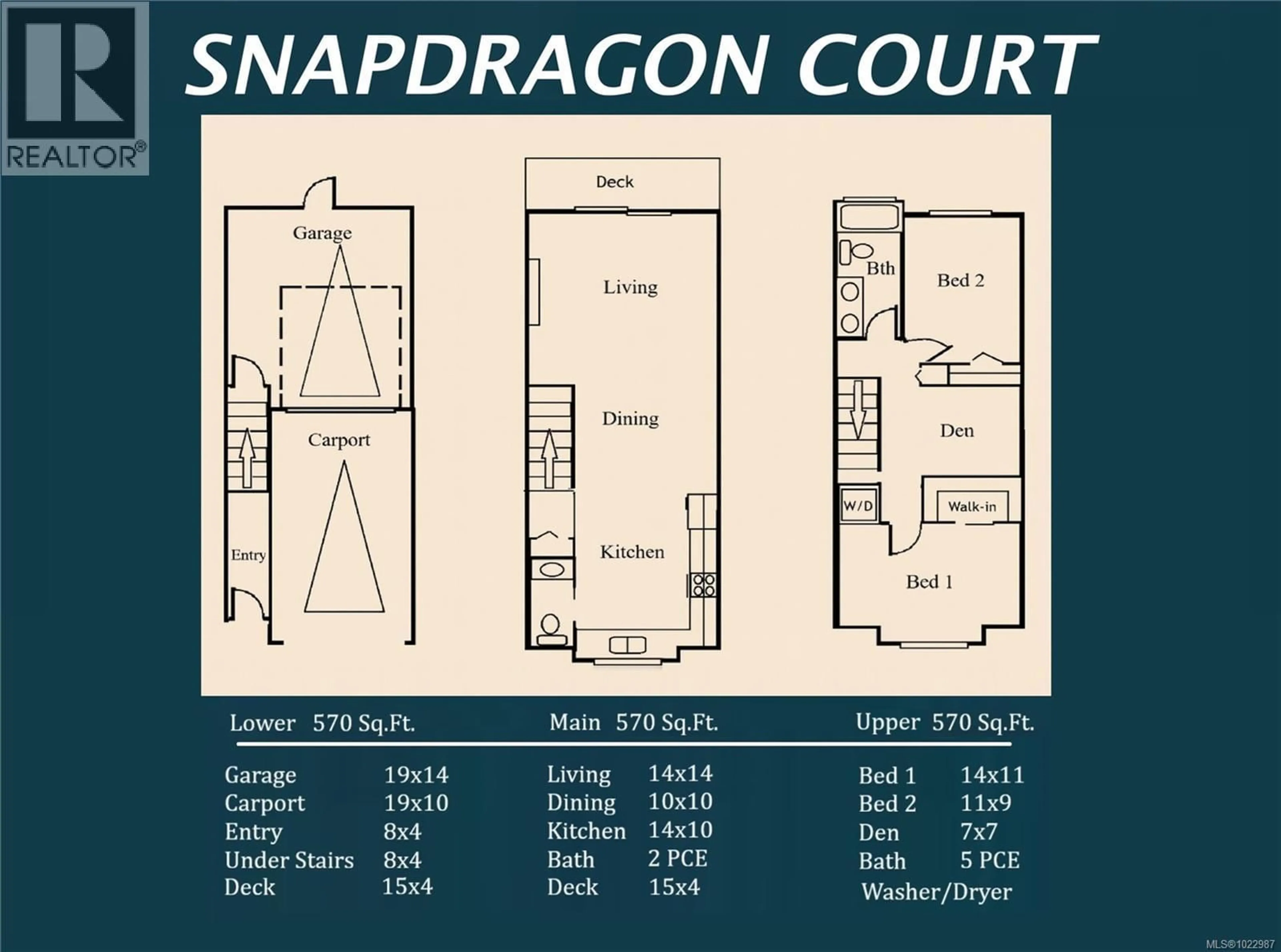 Floor plan for 961 SNAPDRAGON COURT, Langford British Columbia V9C2P3