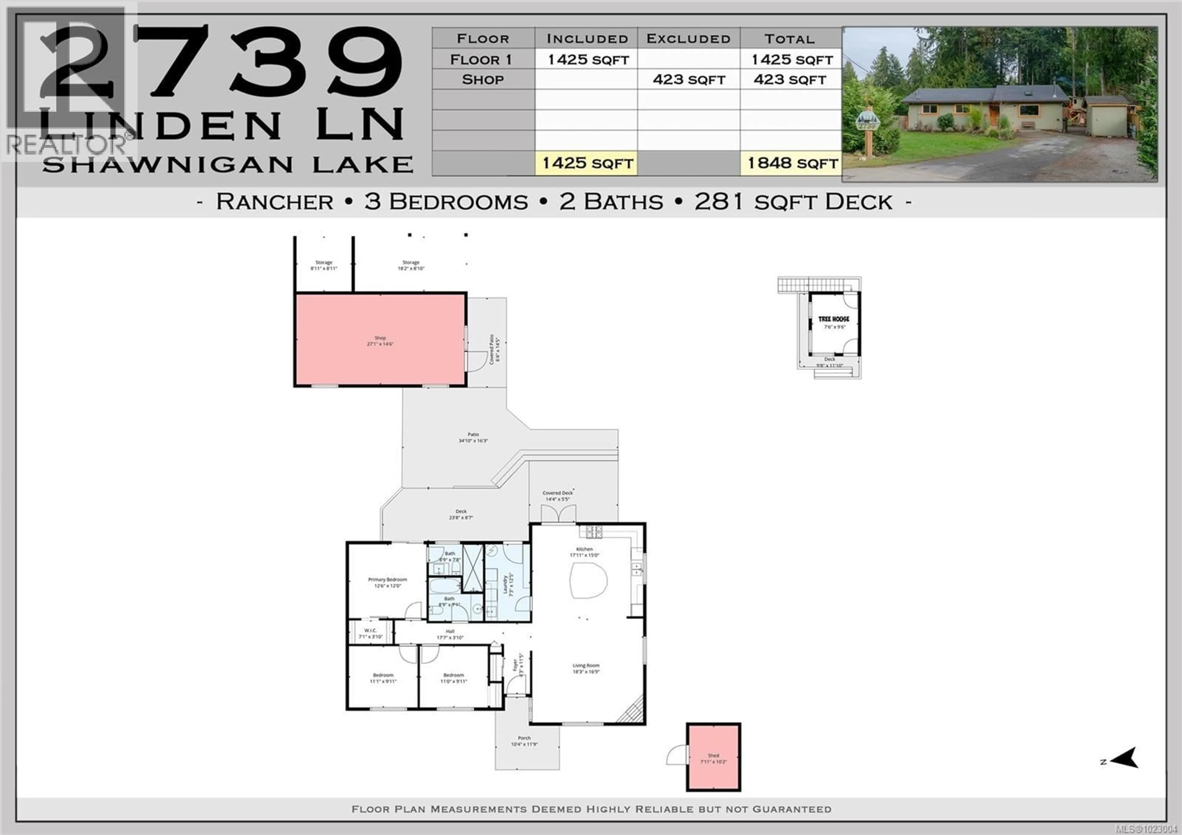 Floor plan for 2739 LINDEN LANE, Shawnigan Lake British Columbia V0R2W1