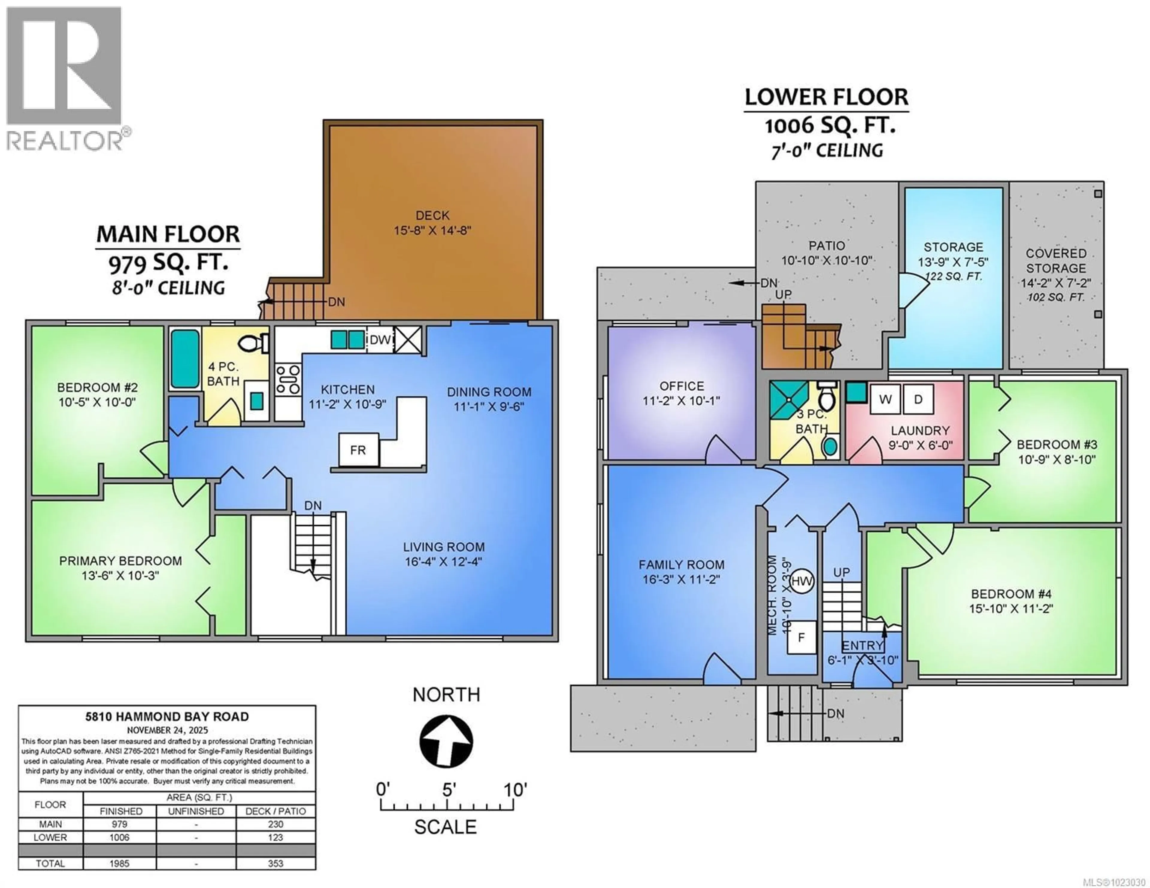 Floor plan for 5810 HAMMOND BAY ROAD, Nanaimo British Columbia V9T5N3