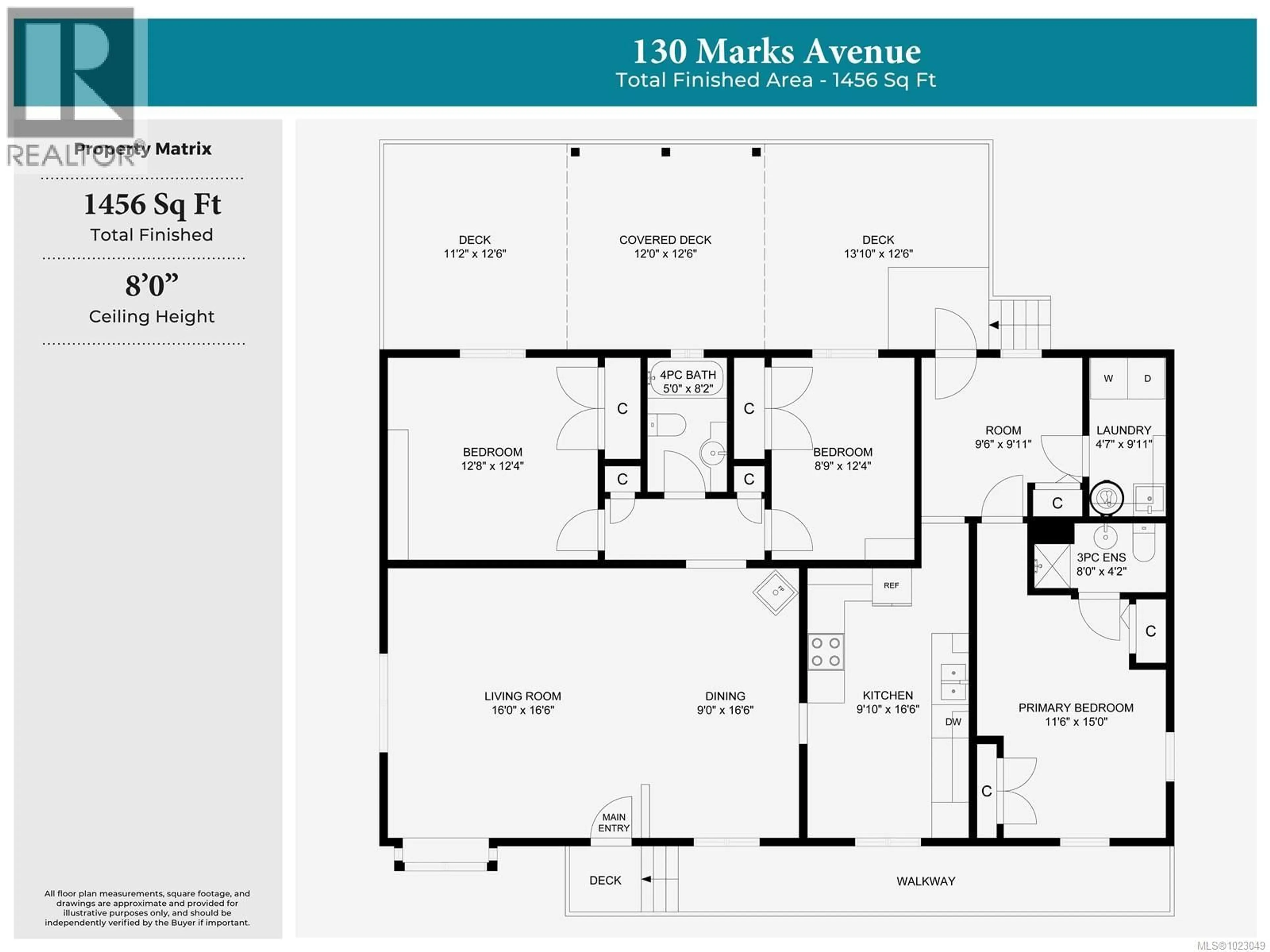 Floor plan for 130 MARKS AVENUE, Parksville British Columbia V9P1L8