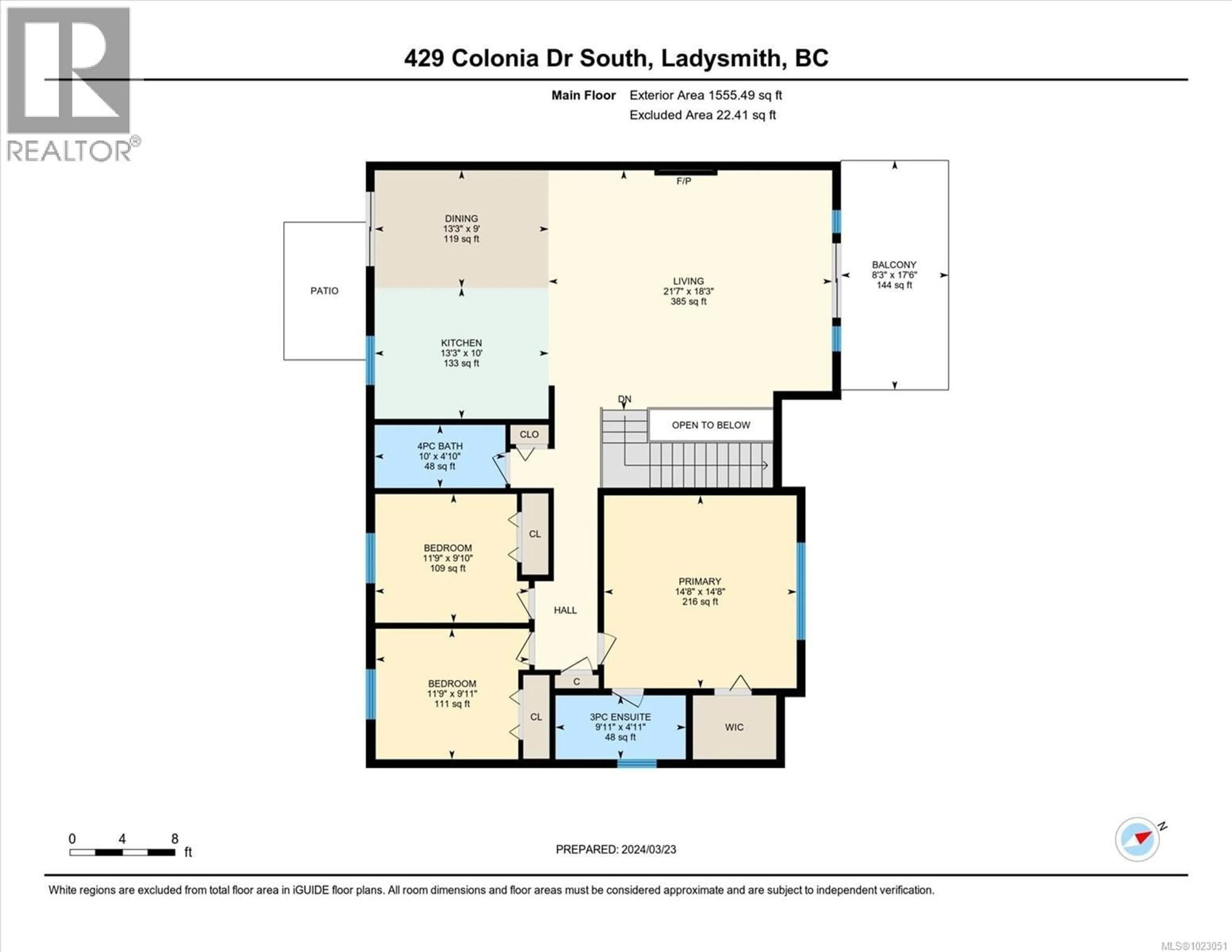 Floor plan for 429 COLONIA DRIVE SOUTH, Ladysmith British Columbia V9G0B8
