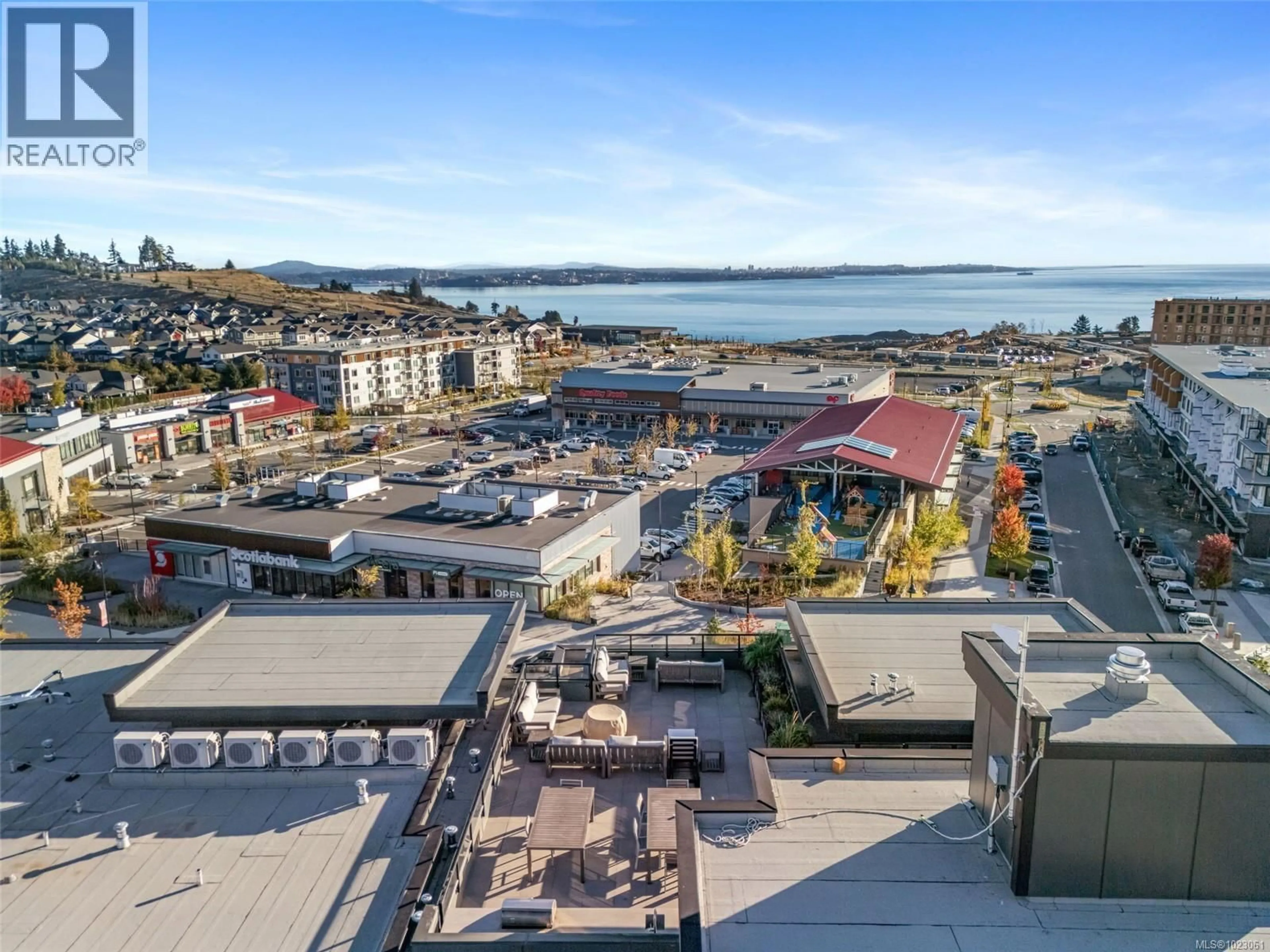 A pic from outside/outdoor area/front of a property/back of a property/a pic from drone, unknown for 100 - 3564B RYDER HESJEDAL WAY, Colwood British Columbia V9C0V3