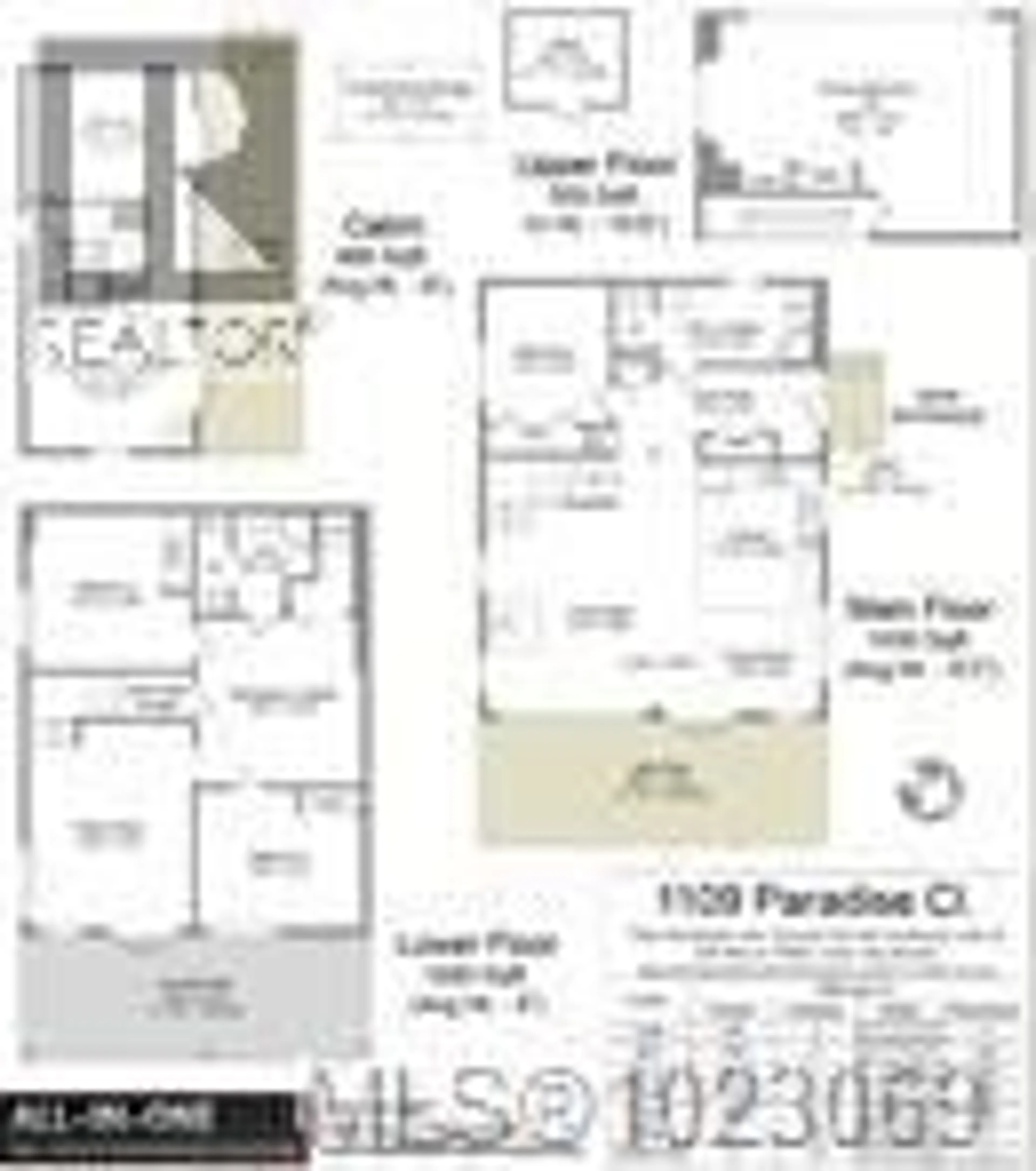 Floor plan for PARADISE CLOSE, Cowichan Bay British Columbia V0R1N2