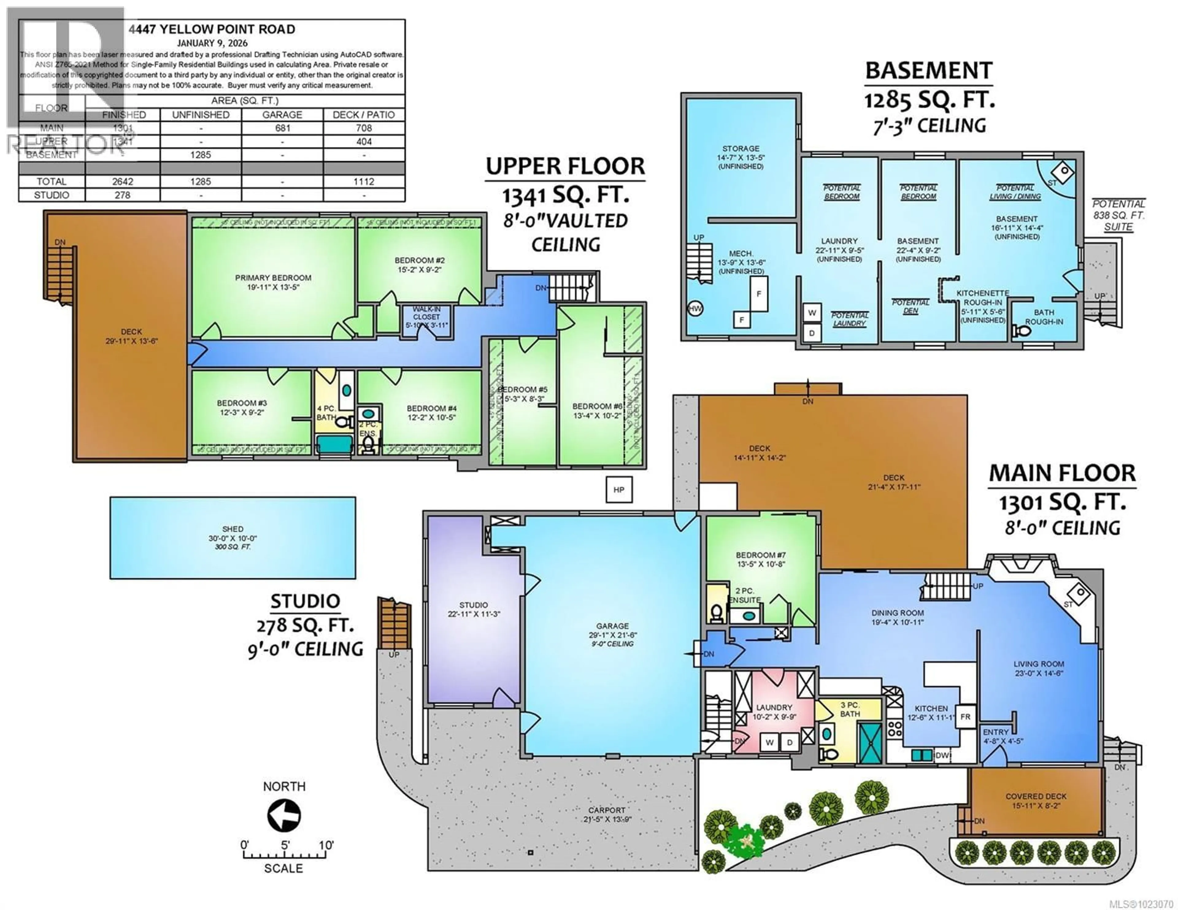 Floor plan for 4447 YELLOW POINT ROAD, Ladysmith British Columbia V9G1G5
