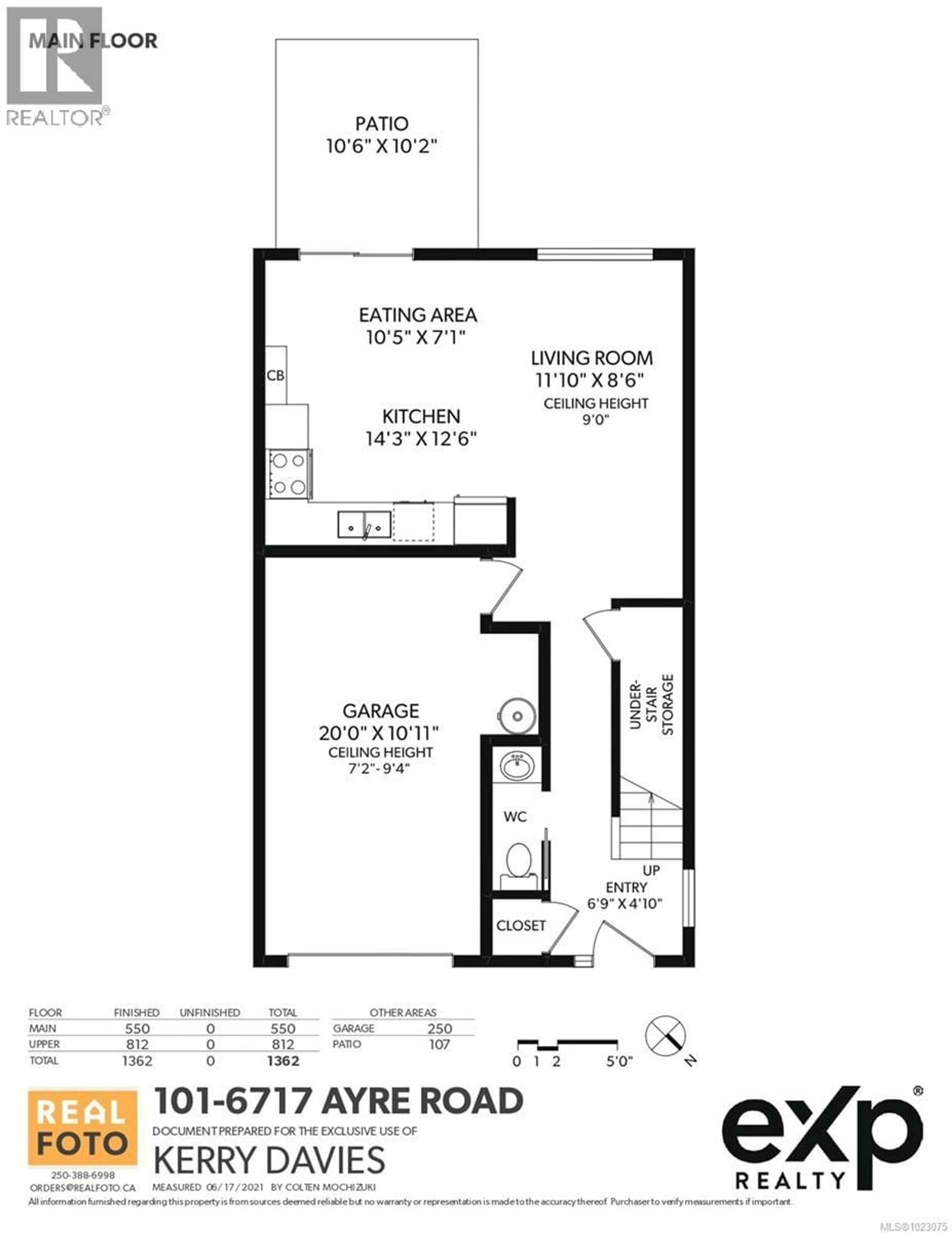 Floor plan for 101 - 6717 AYRE ROAD, Sooke British Columbia V9Z0H1