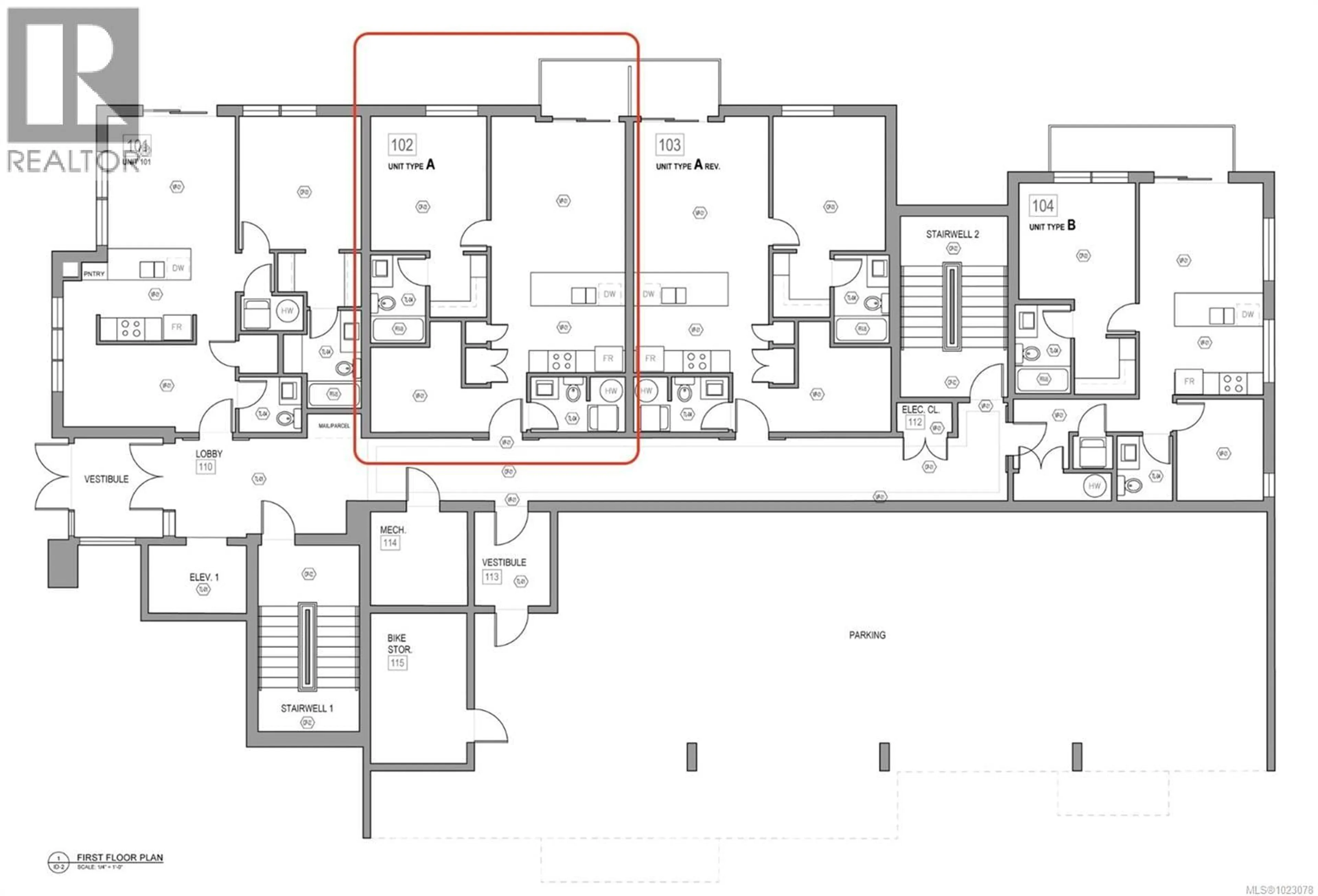 Floor plan for 102 - 201 DOGWOOD DRIVE, Ladysmith British Columbia V9G0C3