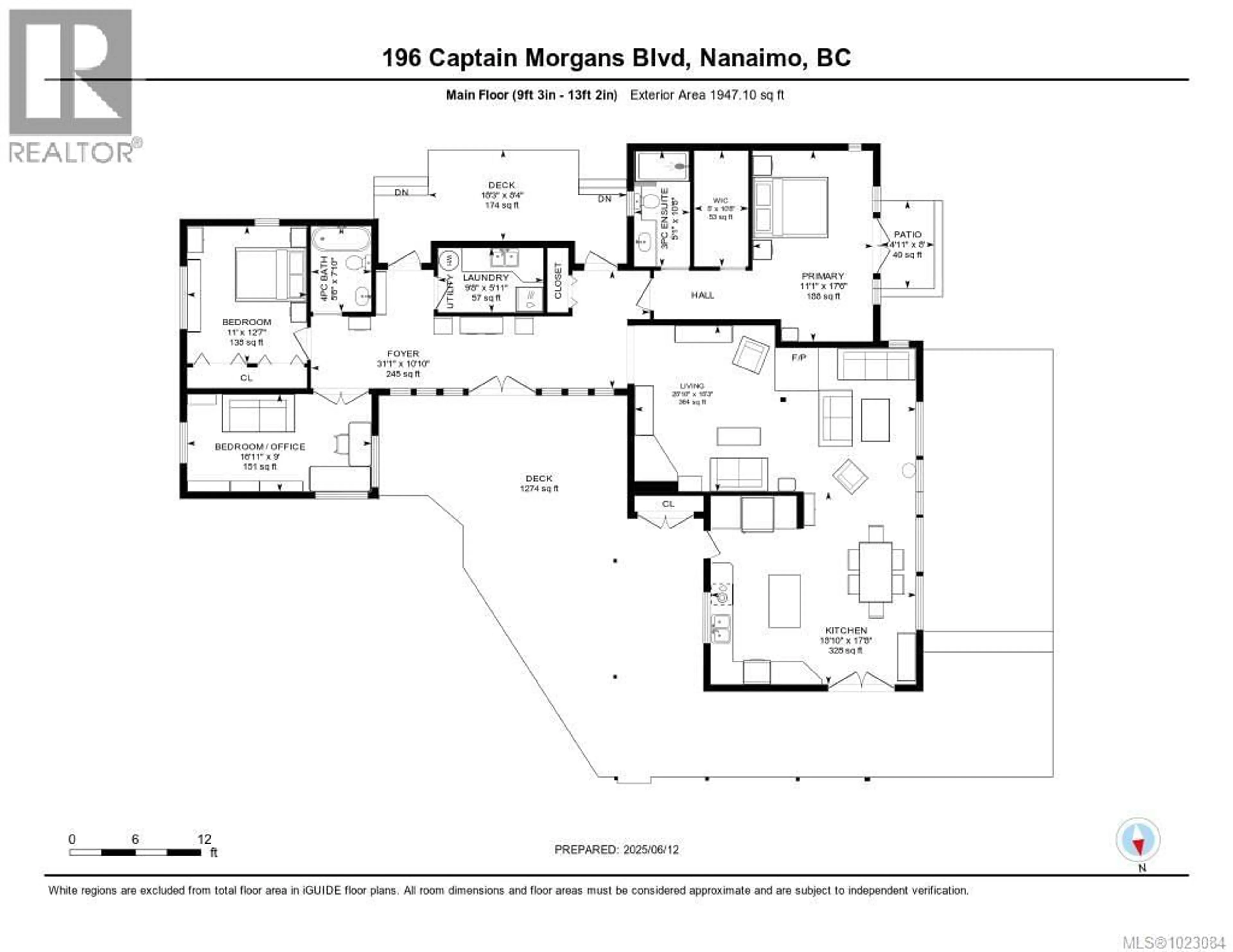 Floor plan for 196 CAPTAIN MORGANS BOULEVARD, Protection Island British Columbia V9R6R1