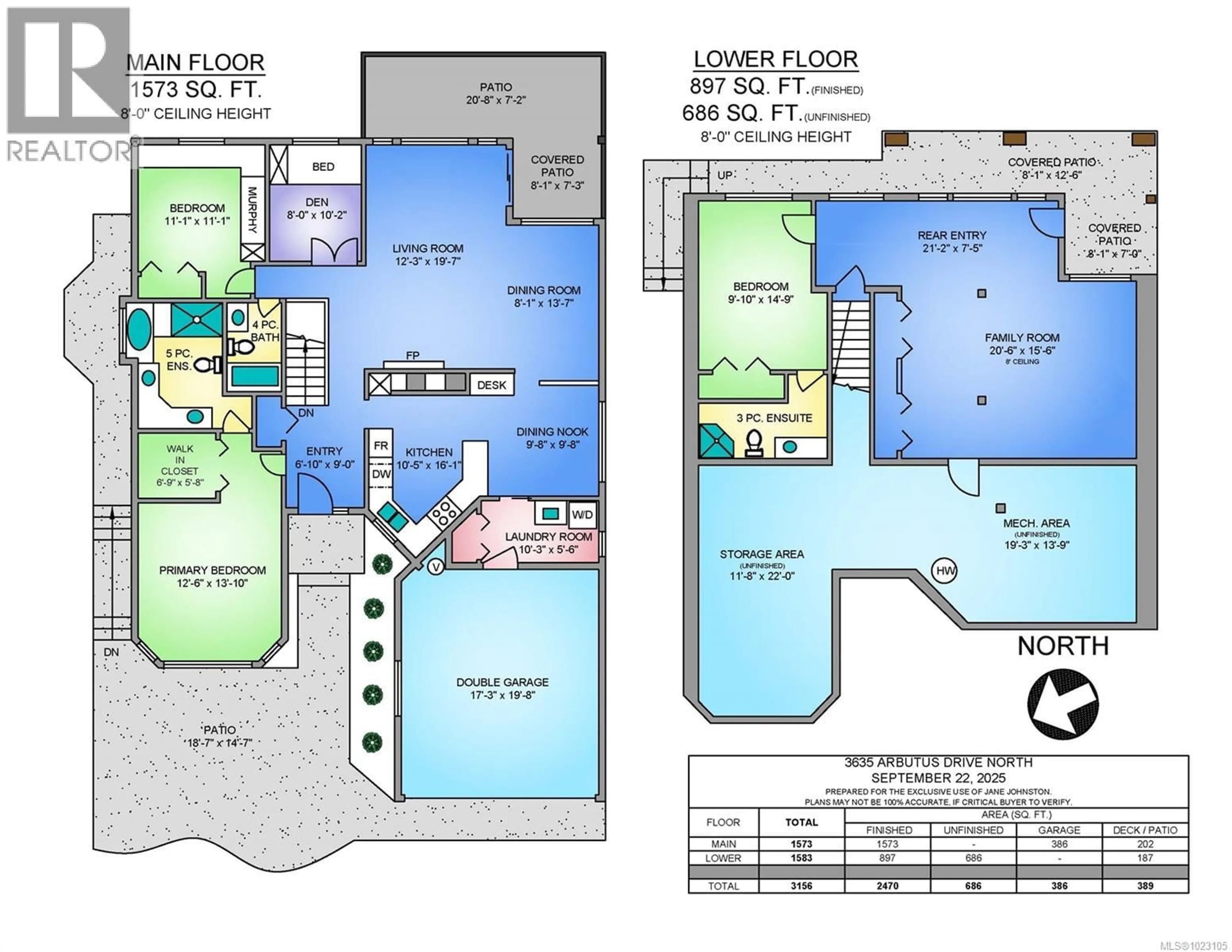 Floor plan for 3635 ARBUTUS DRIVE NORTH, Cobble Hill British Columbia V0R1L1