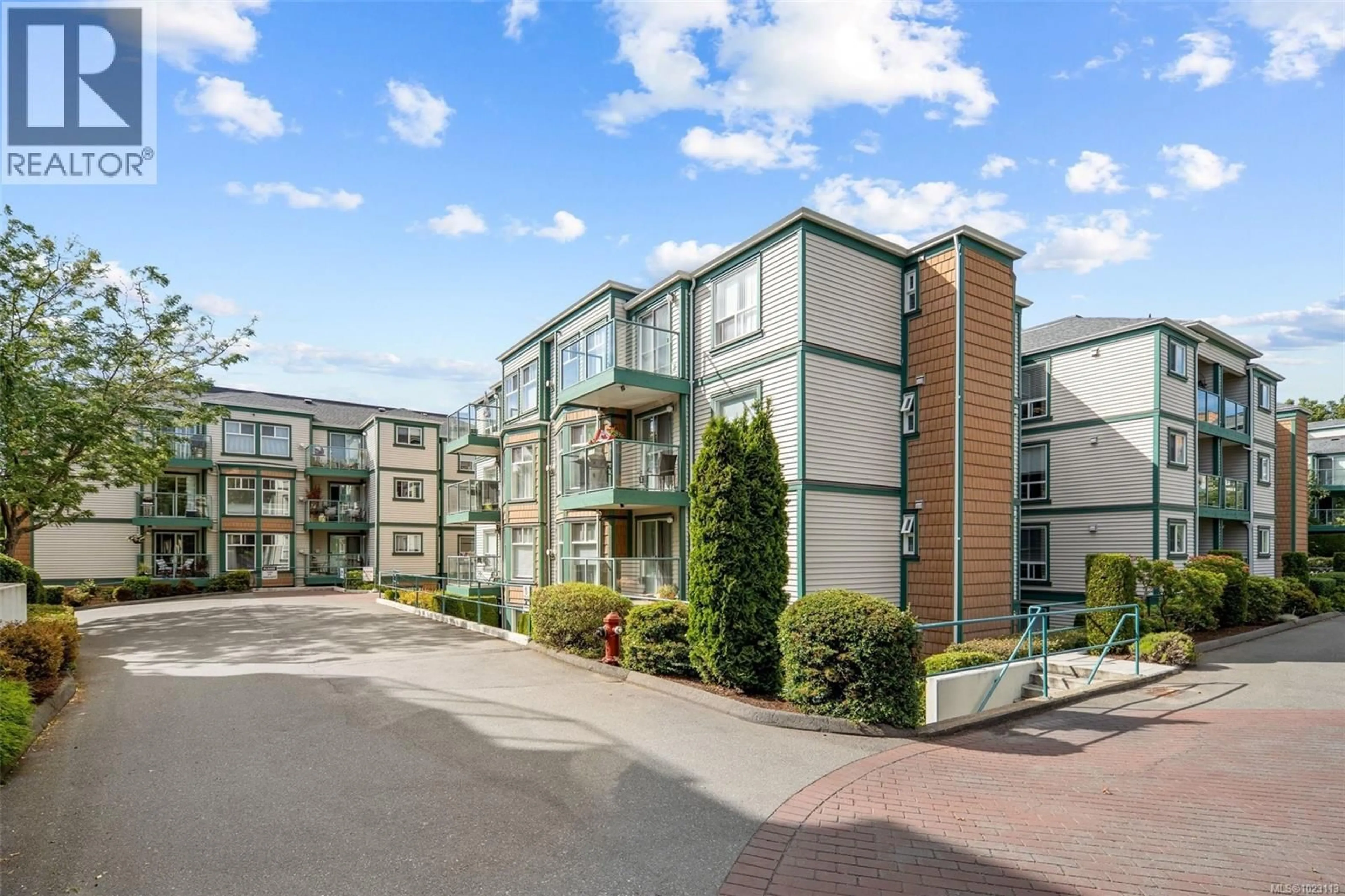 A pic from outside/outdoor area/front of a property/back of a property/a pic from drone, unknown for 412 - 894 VERNON AVENUE, Saanich British Columbia V8X2W6