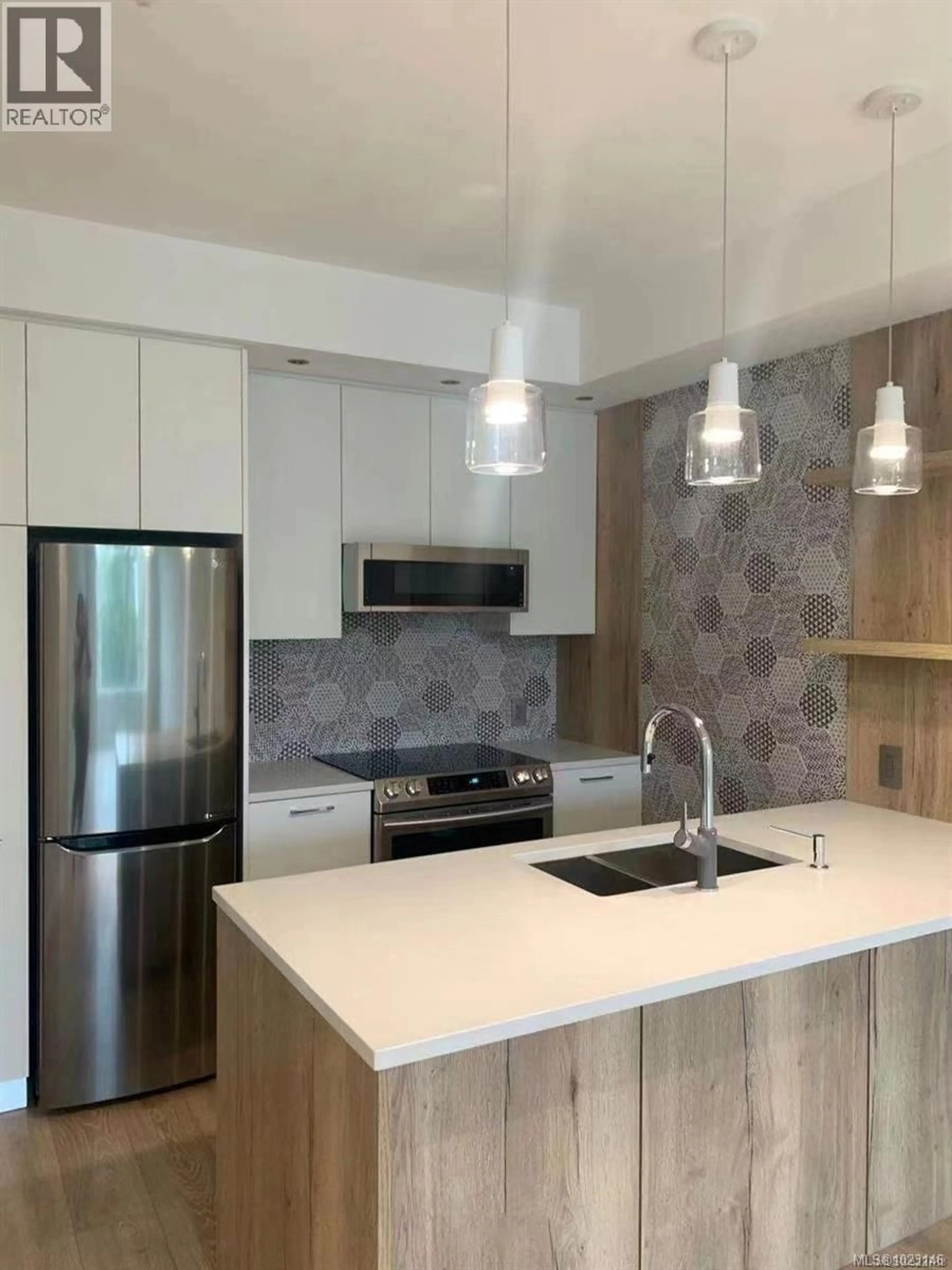 Contemporary kitchen, unknown for 206 - 1588 NORTH DAIRY ROAD, Saanich British Columbia V8T3V4