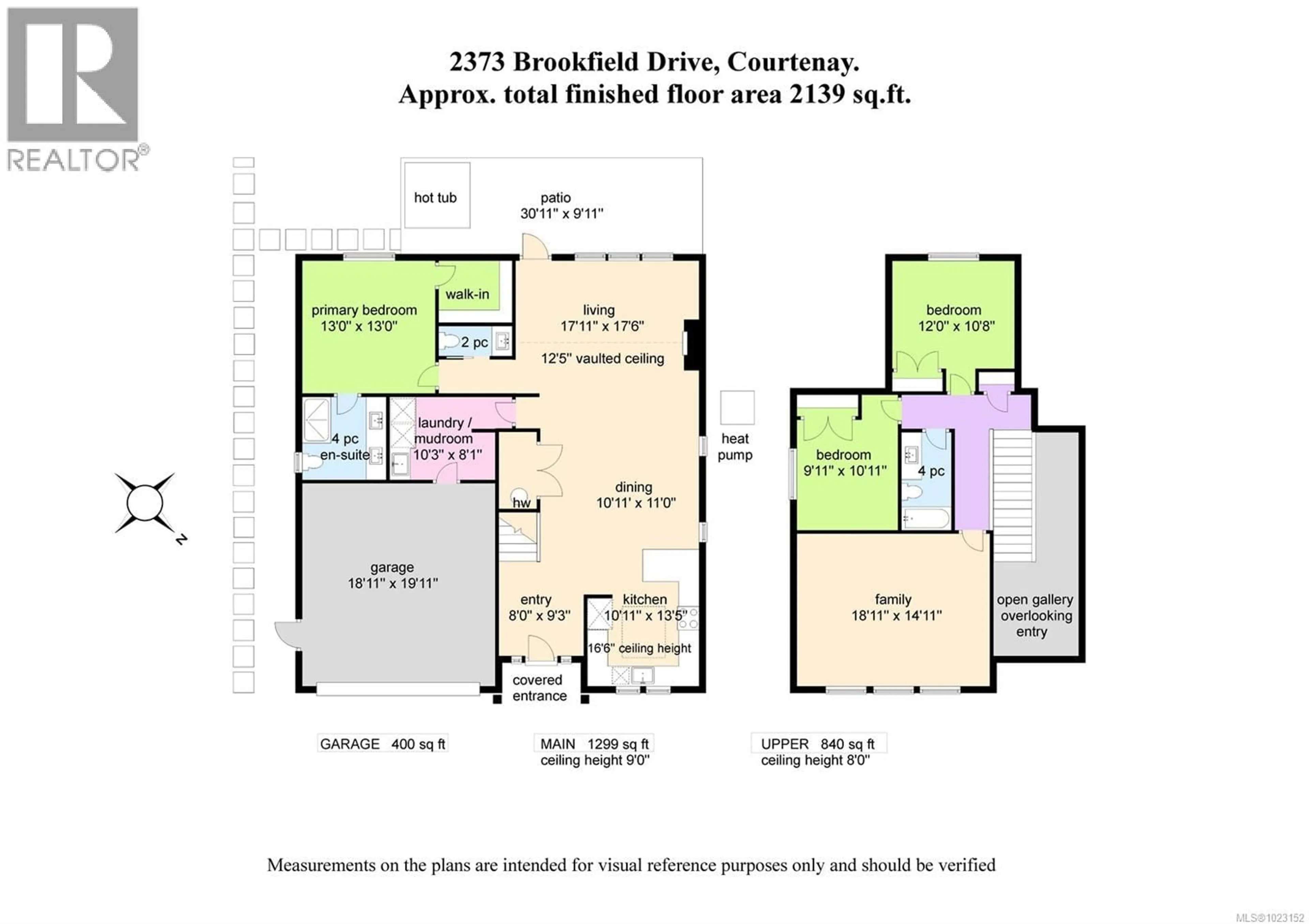Floor plan for 2373 BROOKFIELD DRIVE, Courtenay British Columbia V9N0E6