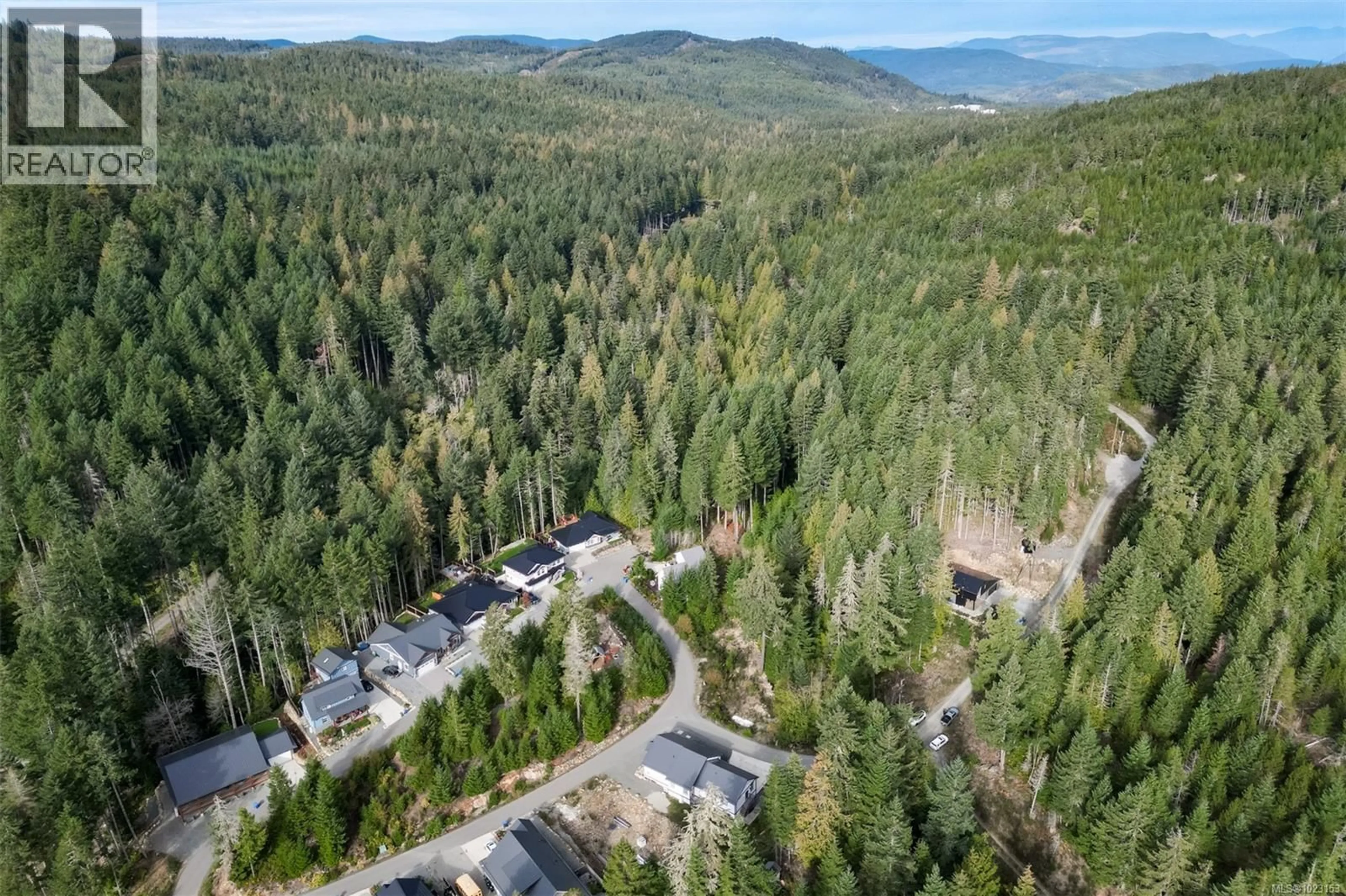A pic from outside/outdoor area/front of a property/back of a property/a pic from drone, forest/trees view for 1141 TRAILHEAD LANE, Shawnigan Lake British Columbia V0R2W3