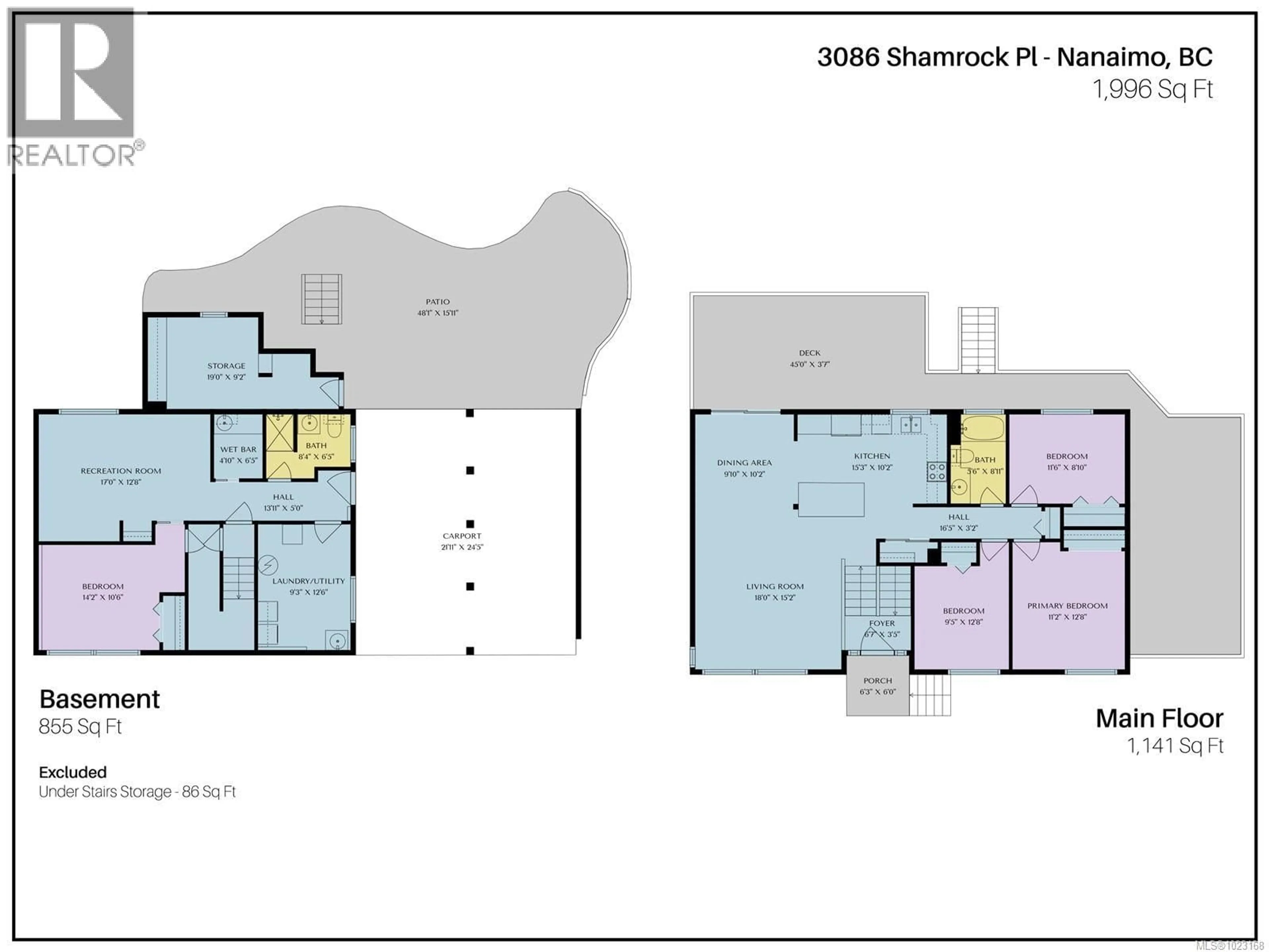 Floor plan for 3086 SHAMROCK PLACE, Nanaimo British Columbia V9T2Z6