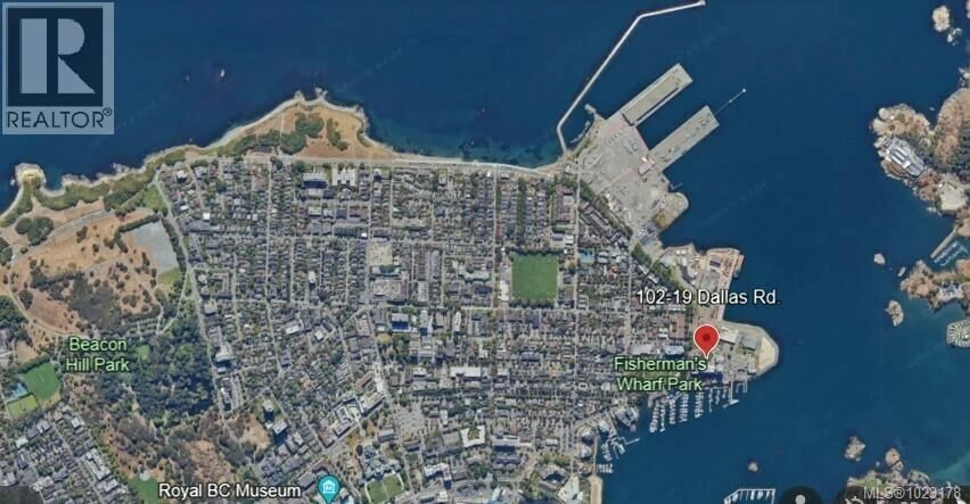 Picture of a map for 102 - 19 DALLAS ROAD, Victoria British Columbia V8V5A6