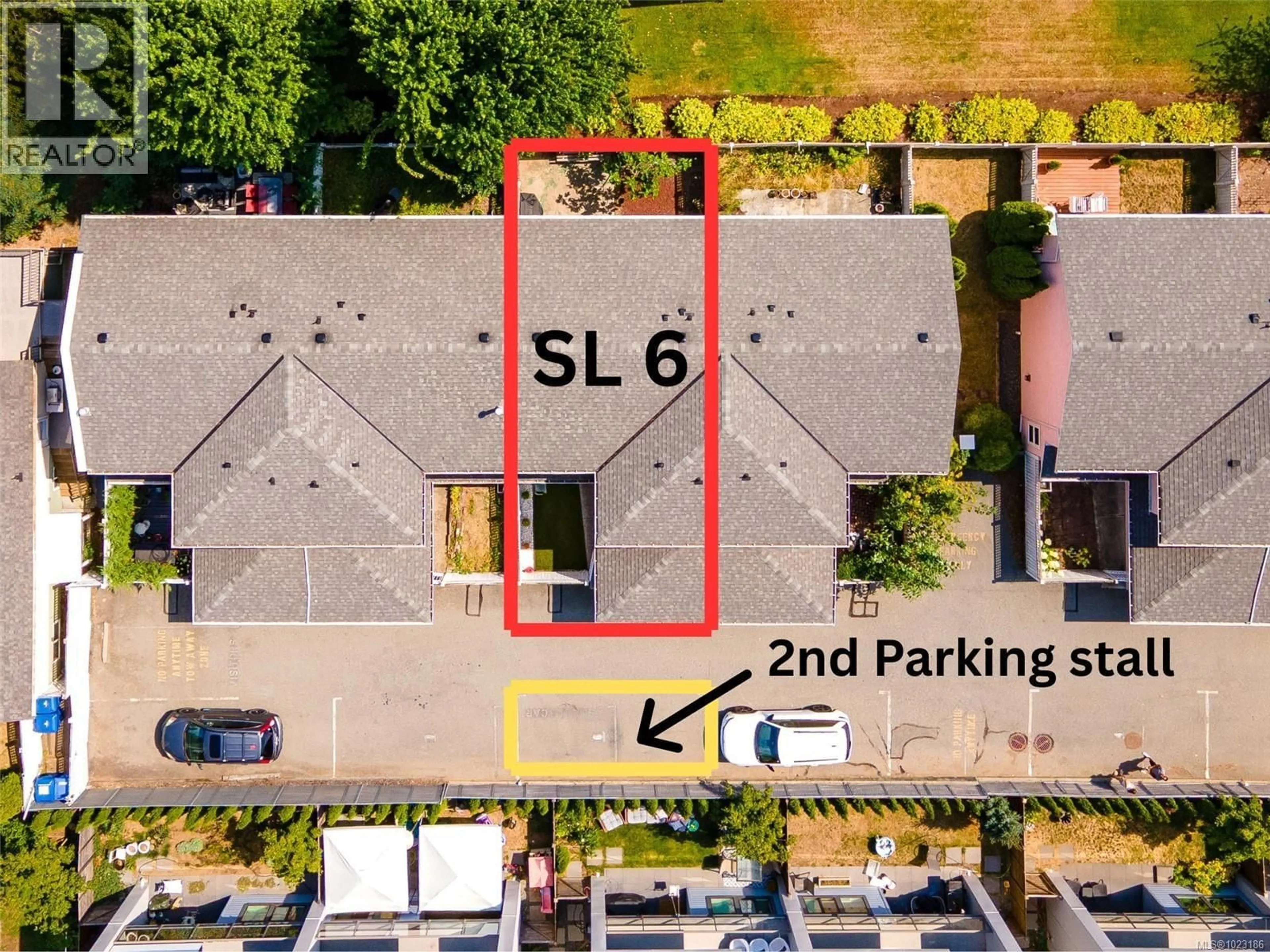 A pic from outside/outdoor area/front of a property/back of a property/a pic from drone, street for 6 - 3570 NORWELL DRIVE, Nanaimo British Columbia V9T1X6