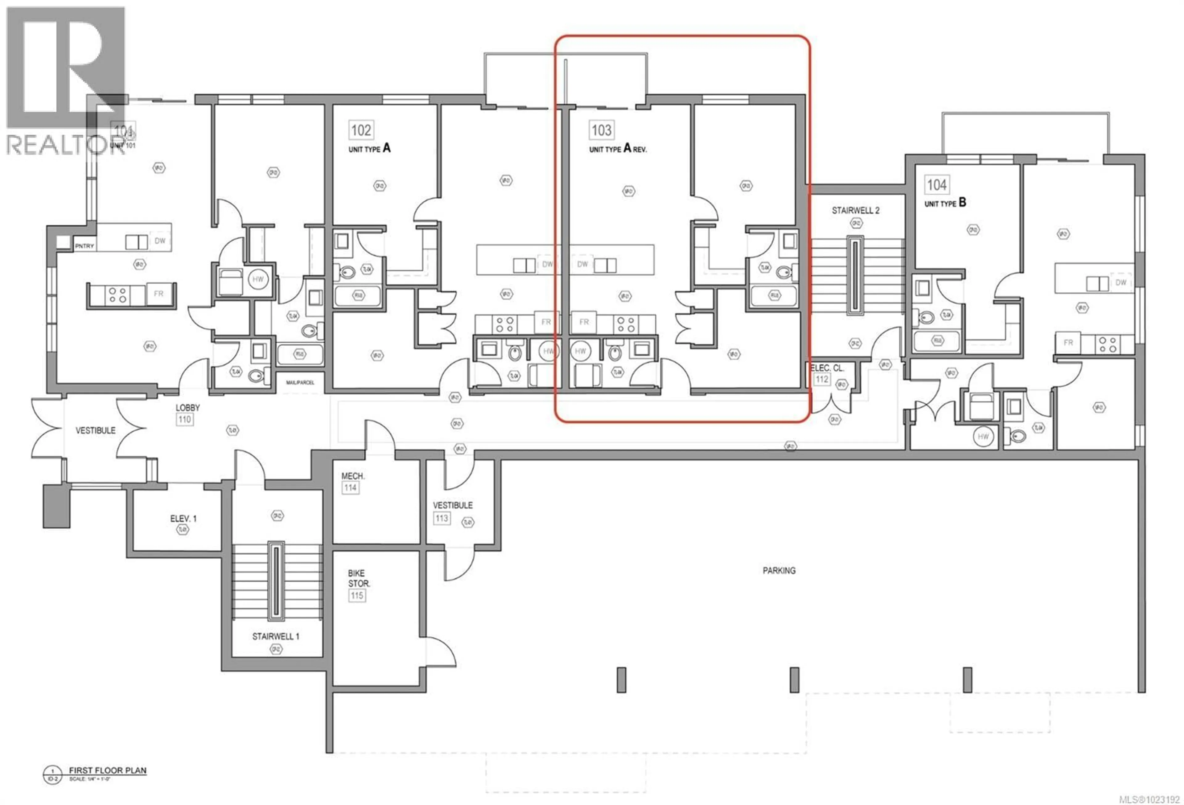 Floor plan for 103 - 201 DOGWOOD DRIVE, Ladysmith British Columbia V9G0C3