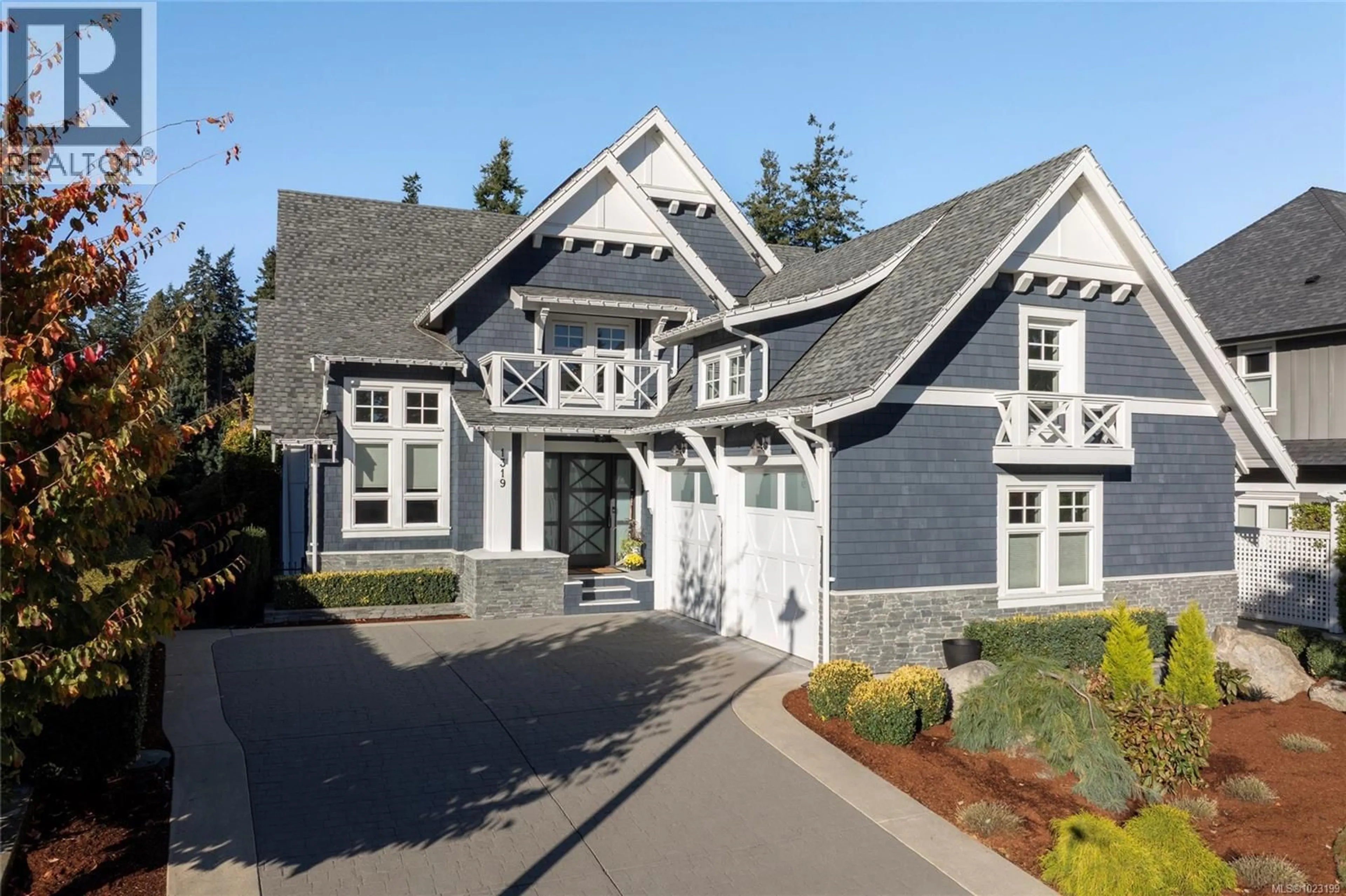 Home with vinyl exterior material, street for 1319 CHAMPIONS COURT, Langford British Columbia V9B0R9