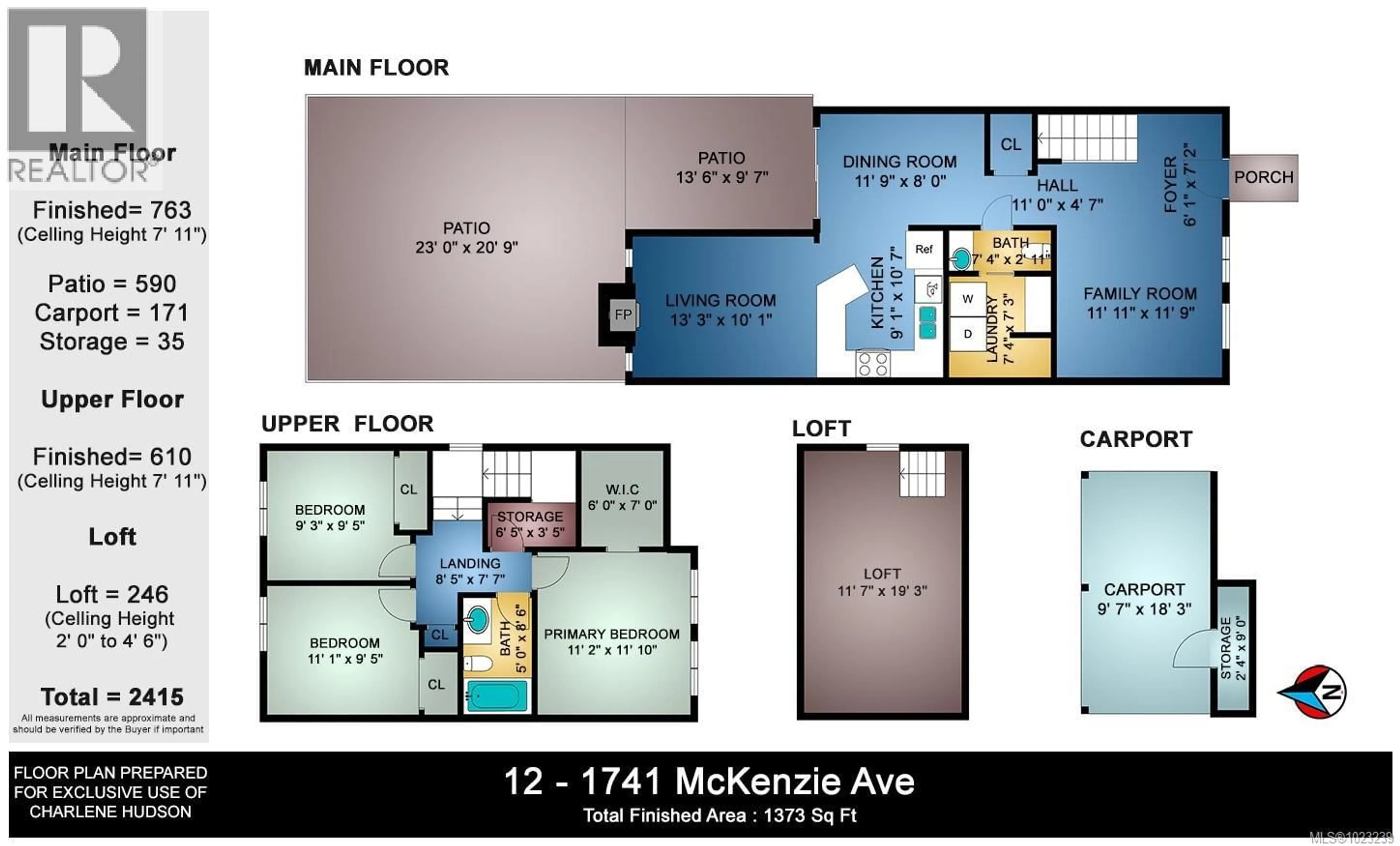 Floor plan for 12 - 1741 MCKENZIE AVENUE, Saanich British Columbia V8N1A6