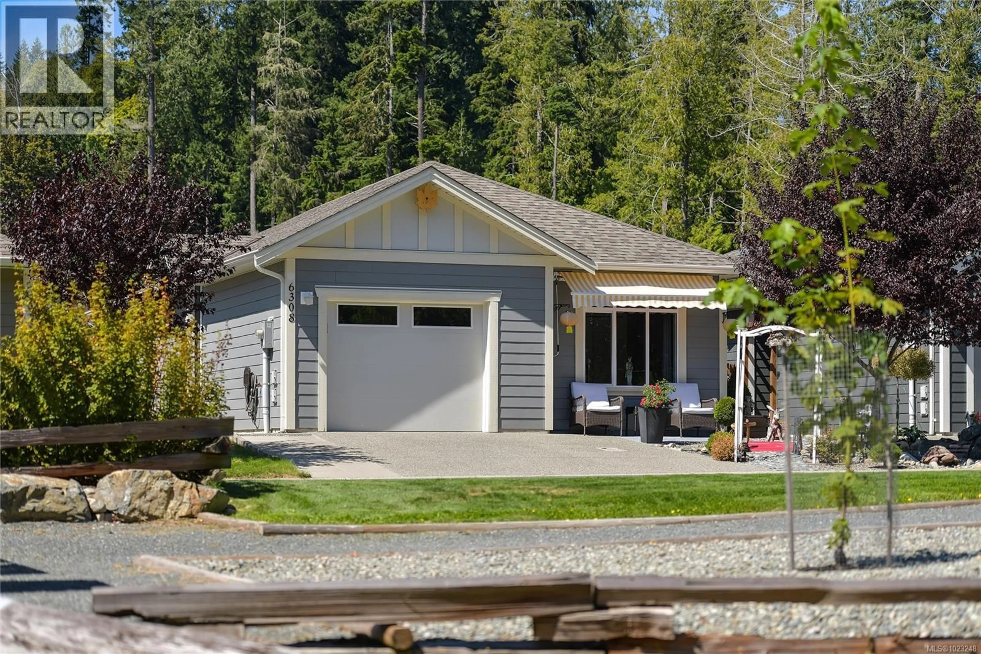 Home with vinyl exterior material, street for 6308 SHAMBROOK DRIVE, Sooke British Columbia V9Z0Y4