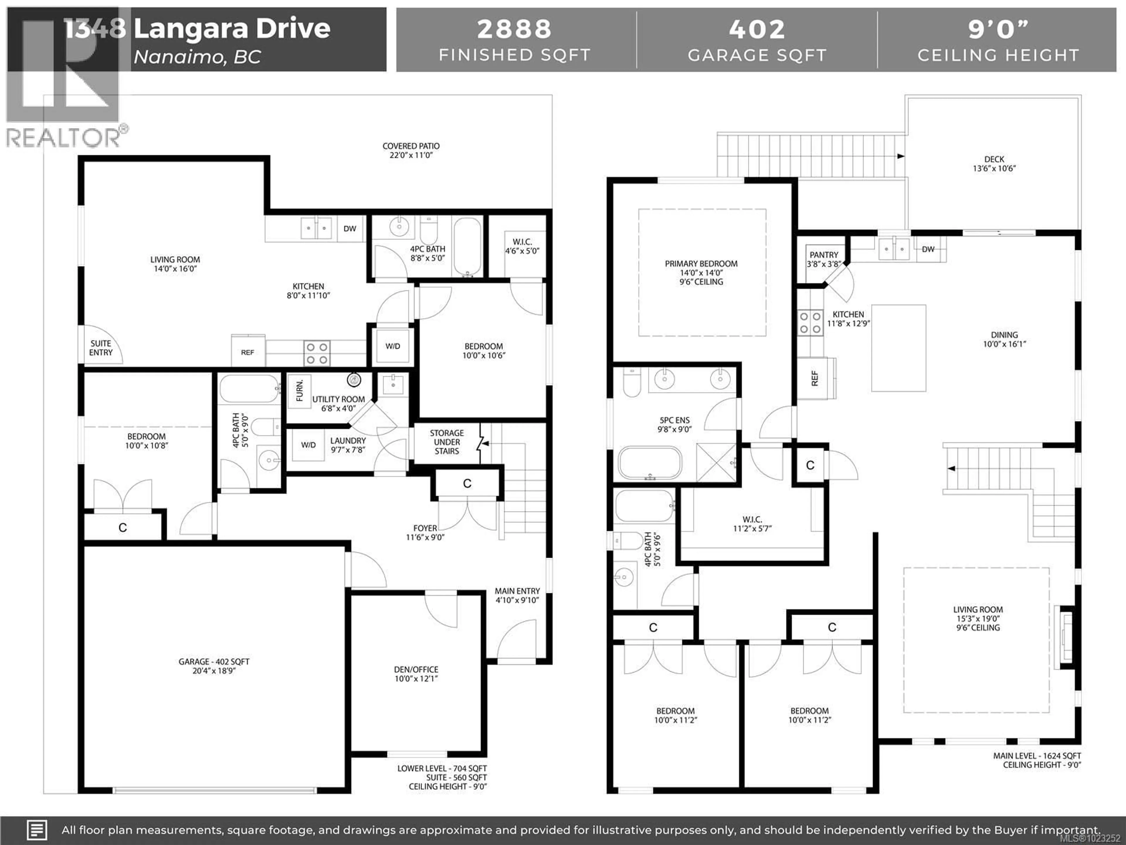 Floor plan for 1348 LANGARA DRIVE, Nanaimo British Columbia V9R6A8
