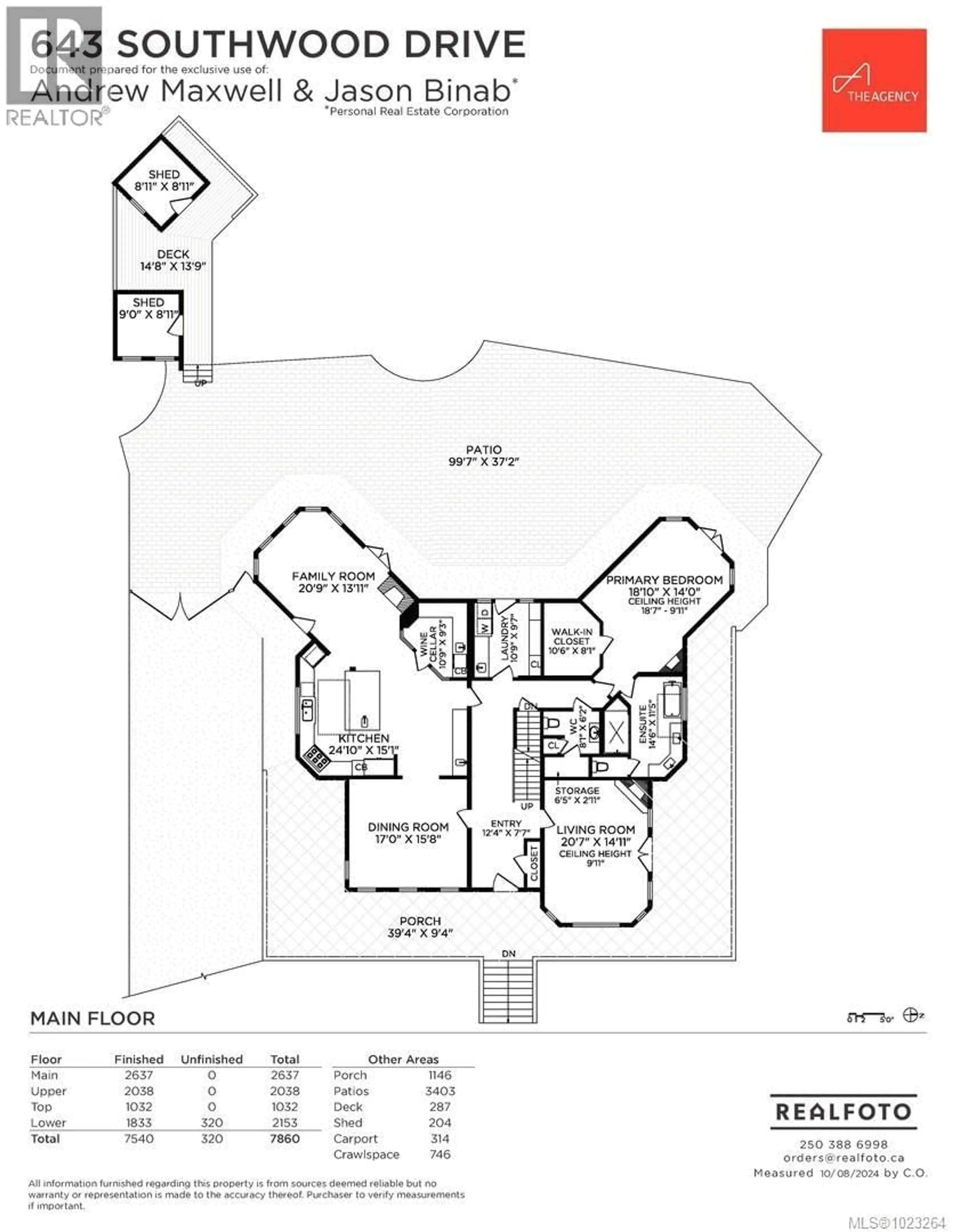 Floor plan for 643 SOUTHWOOD DRIVE, Highlands British Columbia V9B6R9