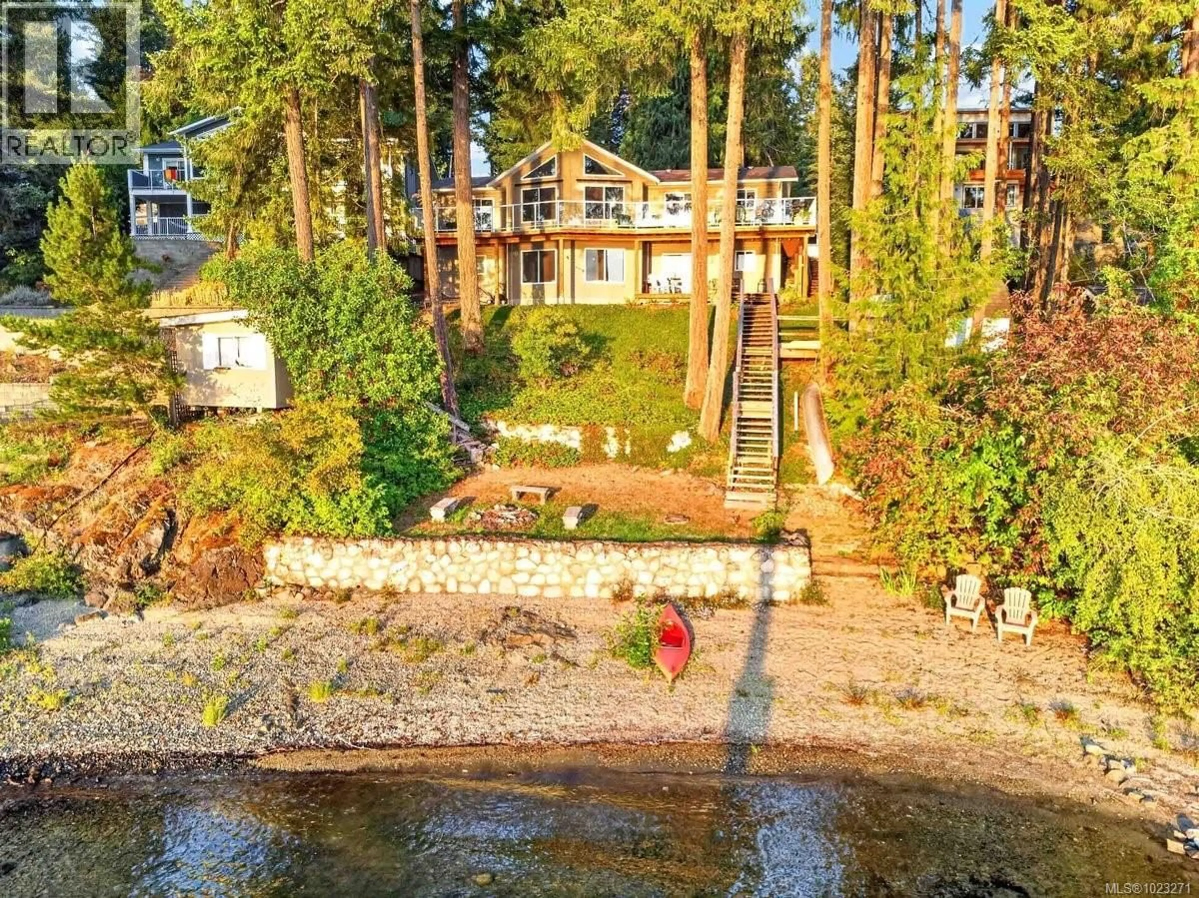 A pic from outside/outdoor area/front of a property/back of a property/a pic from drone, water/lake/river/ocean view for 8253 DICKSON DRIVE, Port Alberni British Columbia V9Y9B4