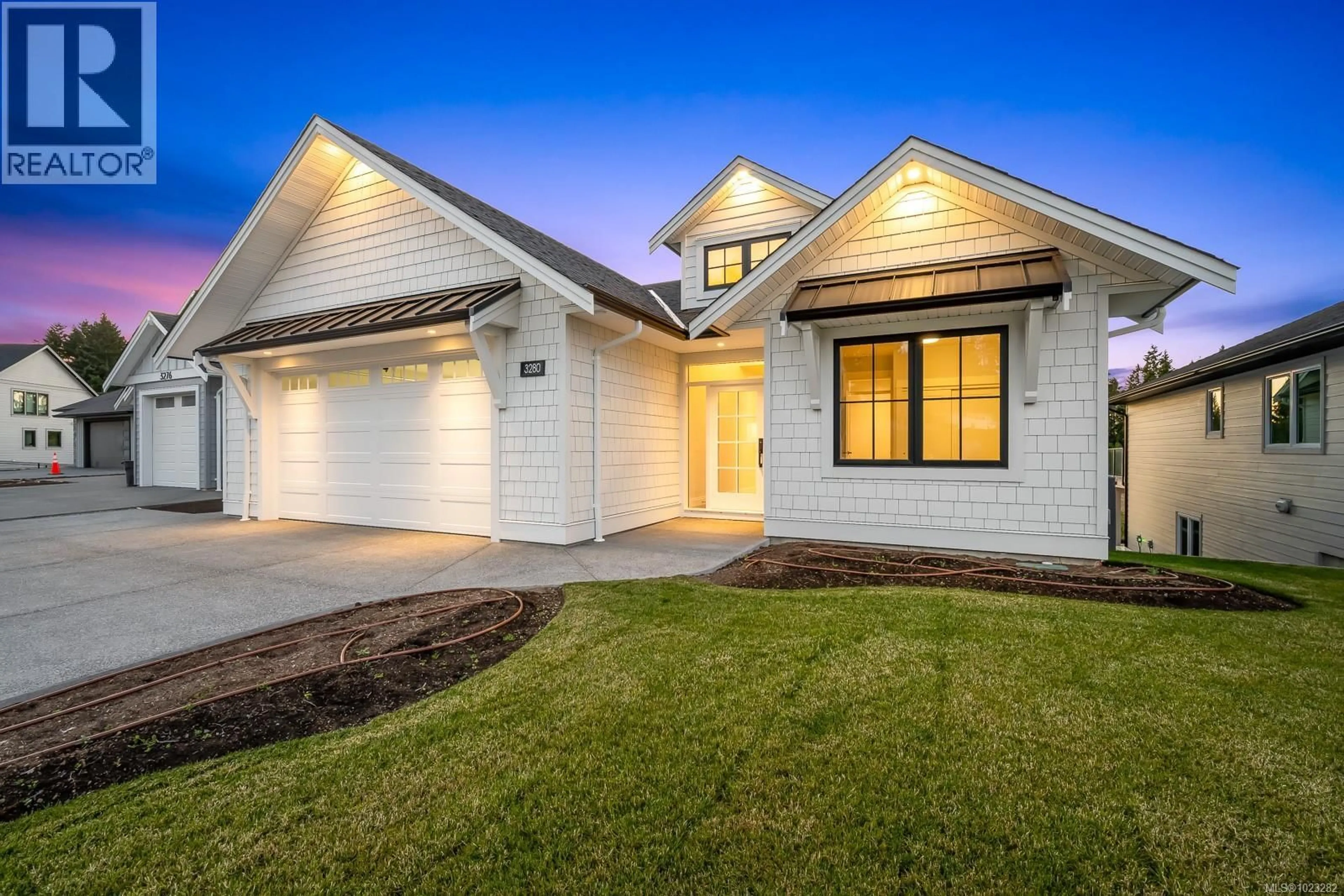 Home with brick exterior material, street for 3280 MARYGROVE PLACE, Courtenay British Columbia V9N0E7