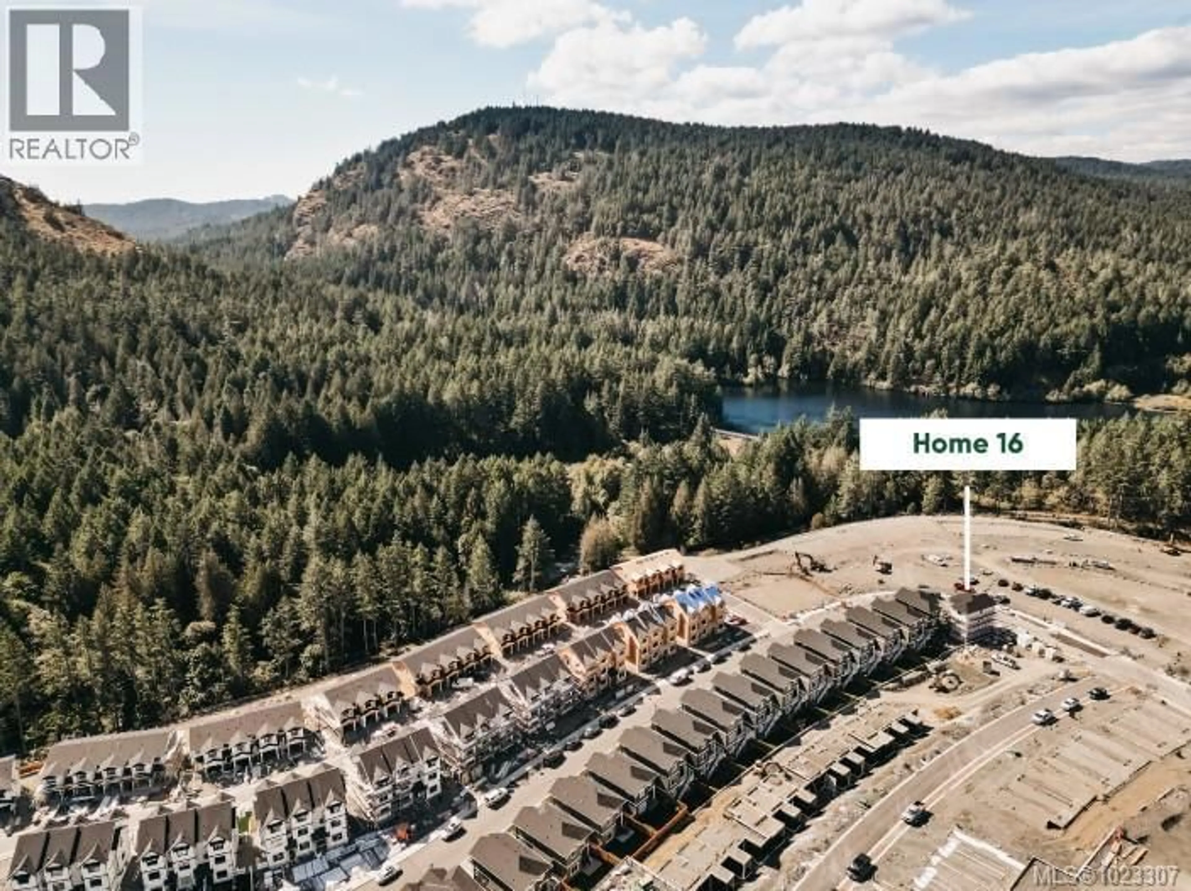 A pic from outside/outdoor area/front of a property/back of a property/a pic from drone, mountain view for 1552 ATLAS DRIVE, Langford British Columbia V9B7C4