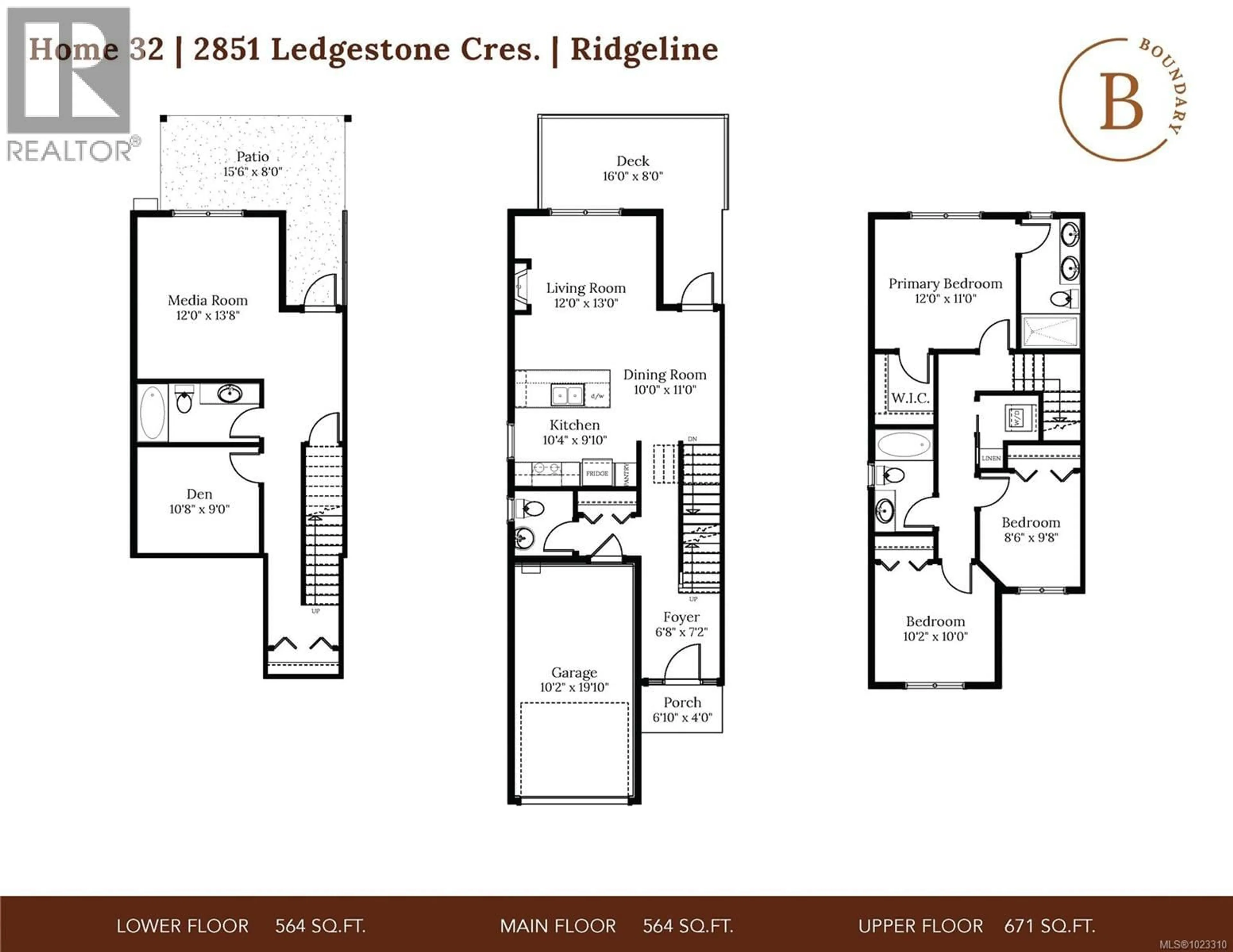 Floor plan for 2851 LEDGESTONE CRESCENT, Langford British Columbia V9B7C3