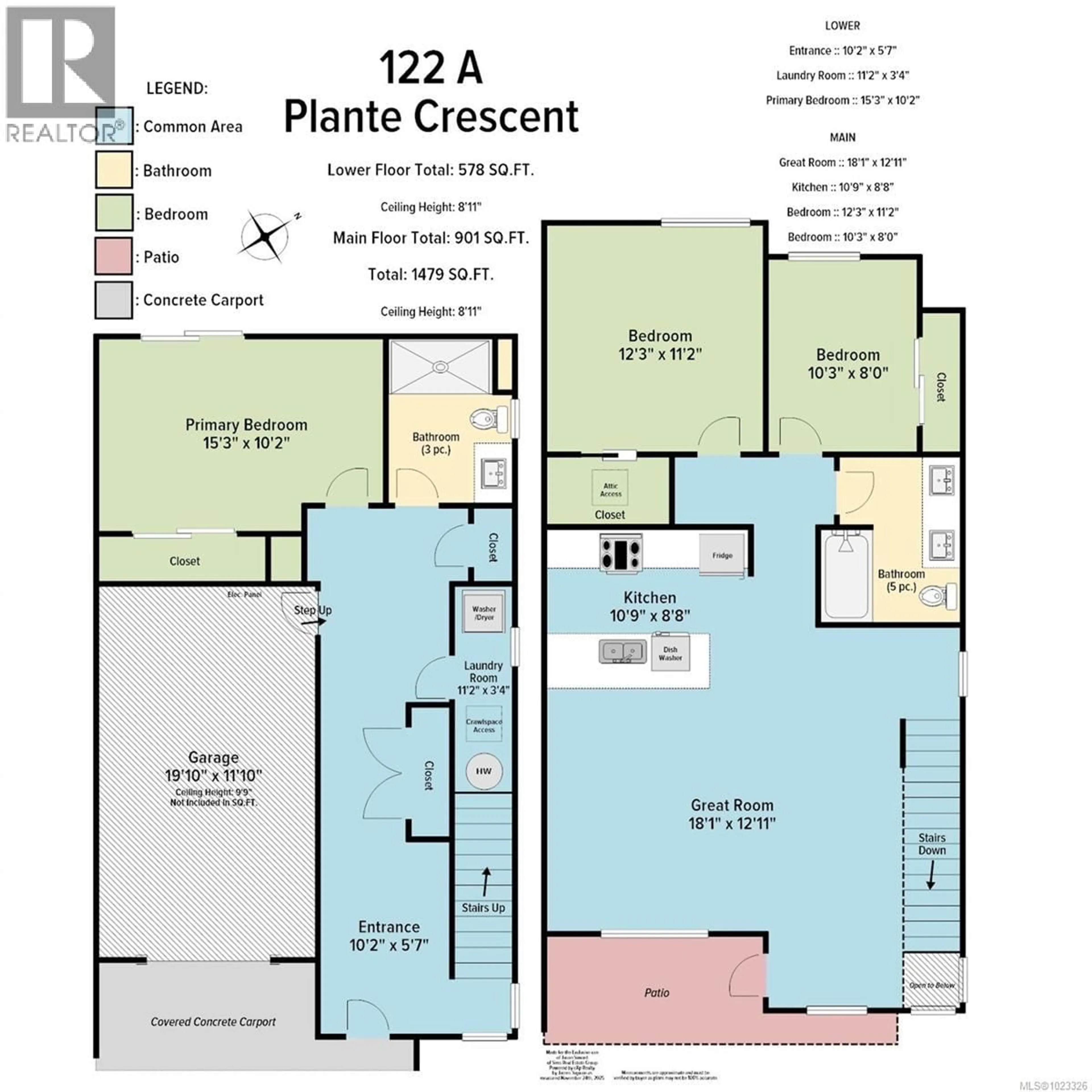 Floor plan for A - 122 PLANTE CRESCENT, Lake Cowichan British Columbia V0R2G0