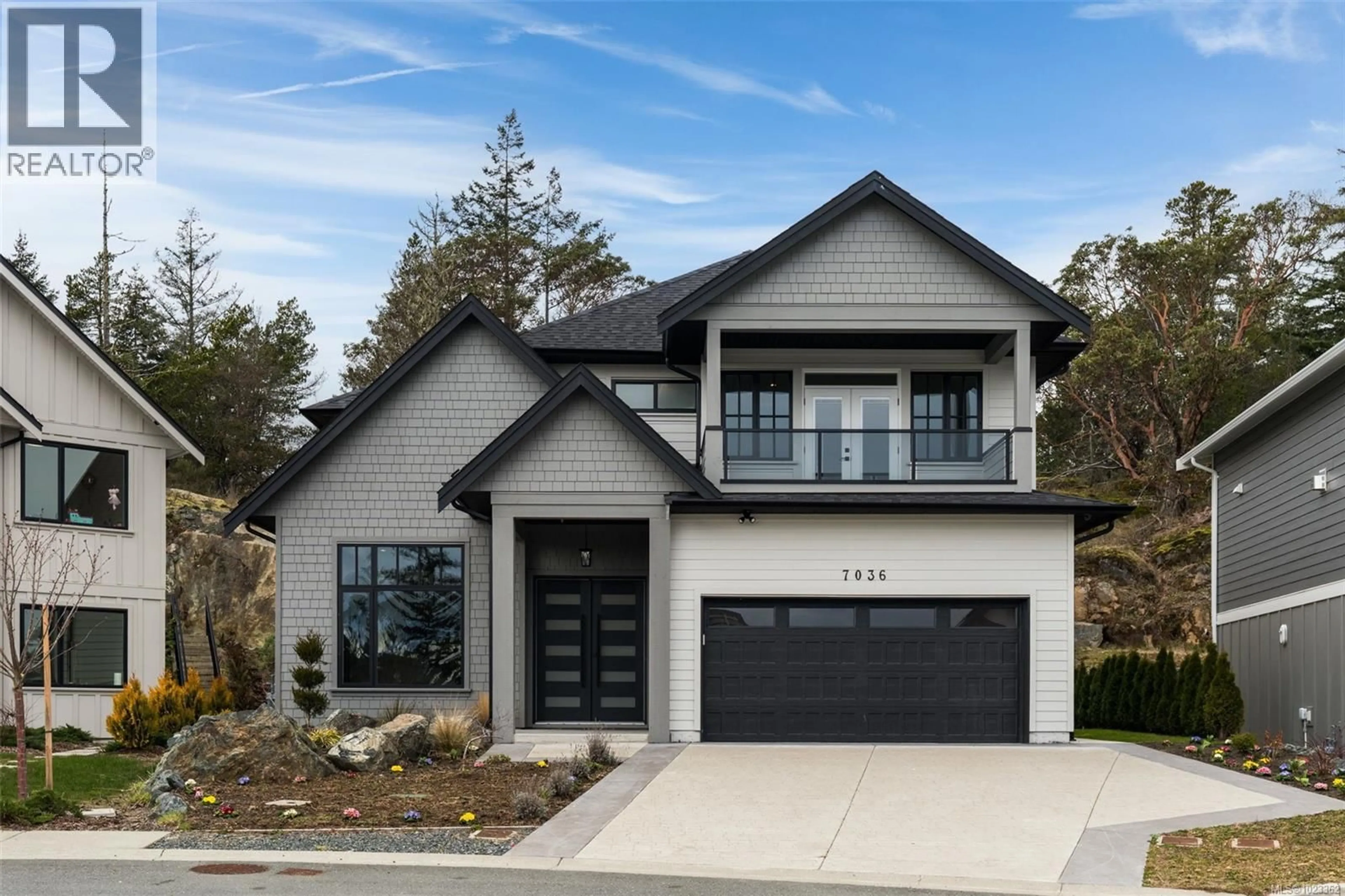 Home with brick exterior material, street for 7036 CLARKSON PLACE, Sooke British Columbia V9Z0L4