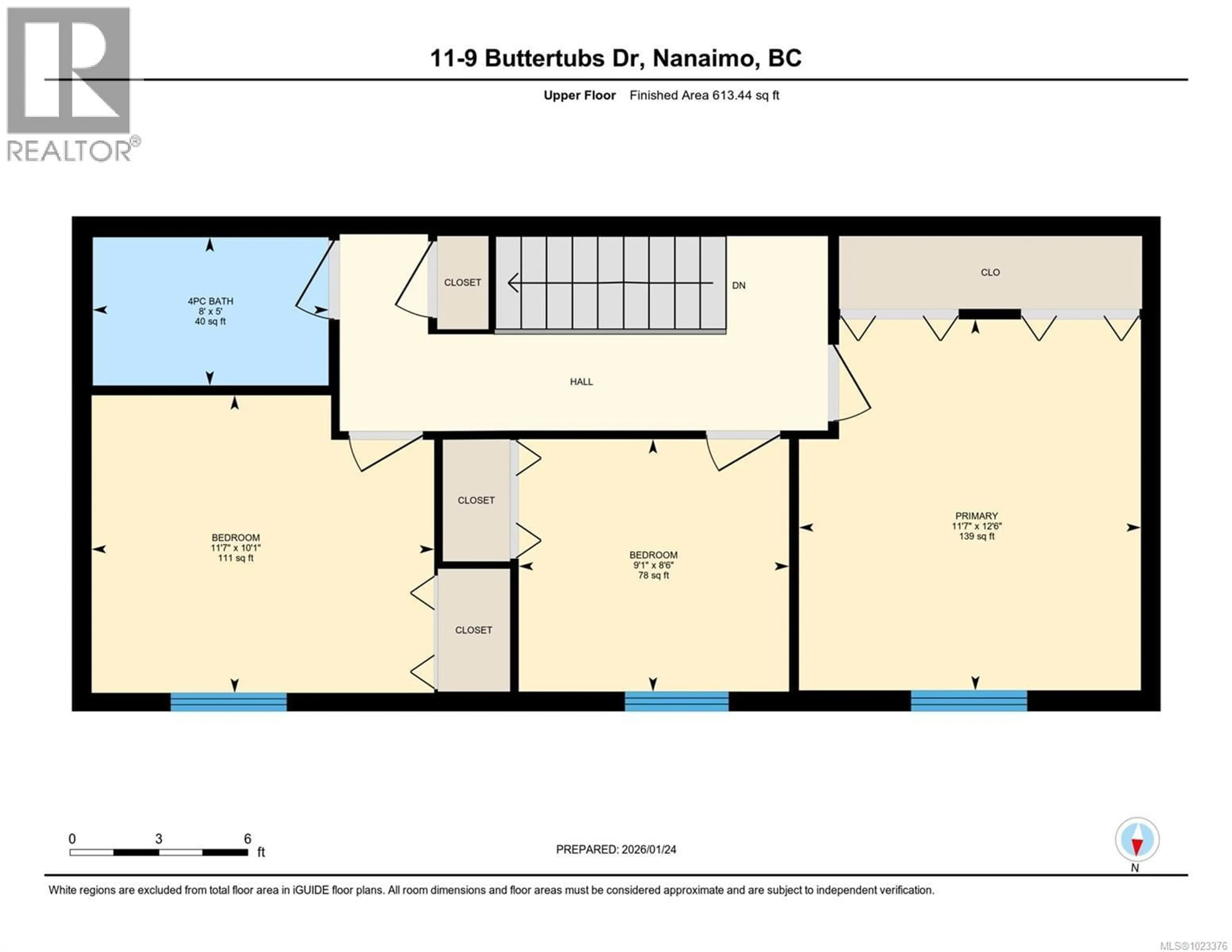 Floor plan for 11 - 9 BUTTERTUBS DRIVE, Nanaimo British Columbia V9R3X8
