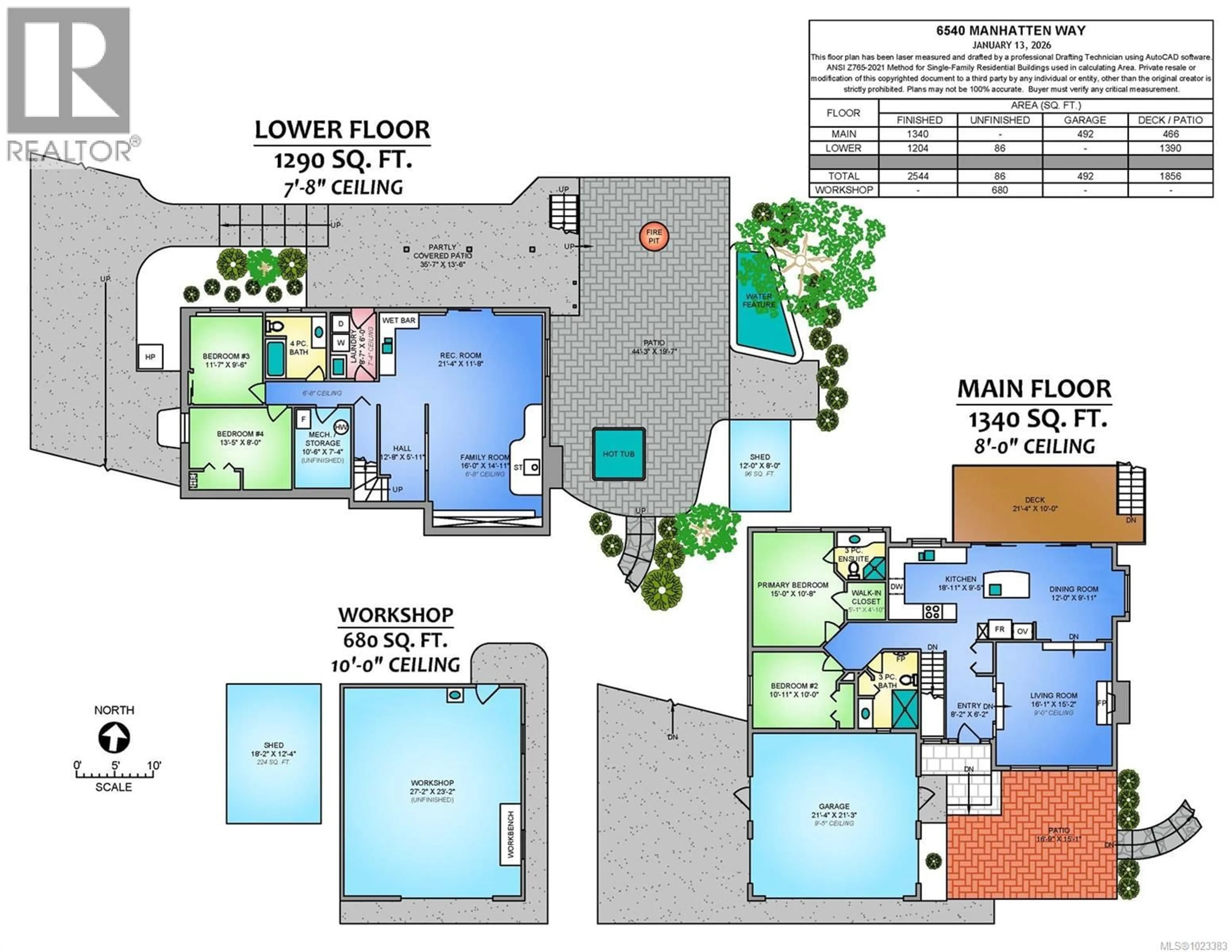 Floor plan for 6540 MANHATTAN WAY, Lantzville British Columbia V0R2H0