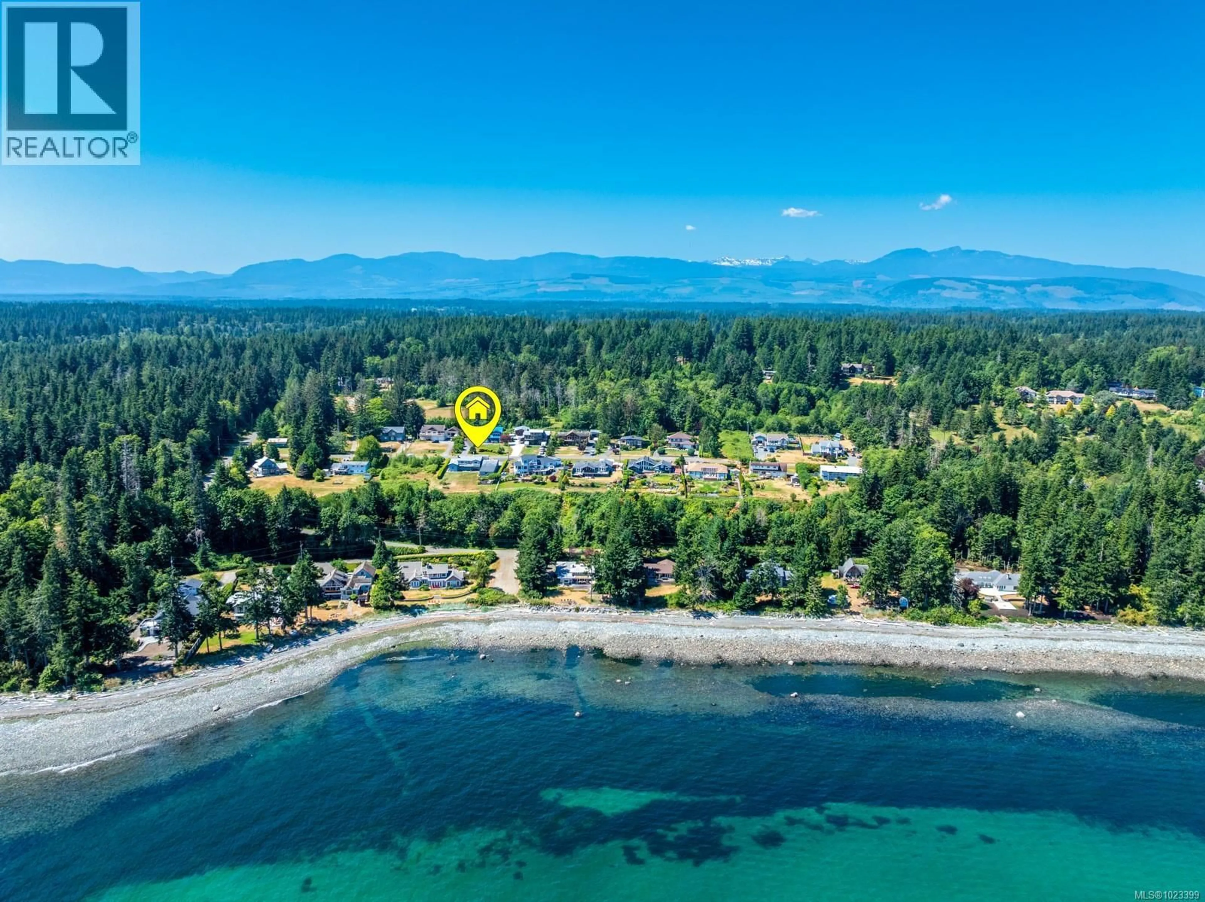 A pic from outside/outdoor area/front of a property/back of a property/a pic from drone, water/lake/river/ocean view for 6348 EAGLES DRIVE, Courtenay British Columbia V9J1V4