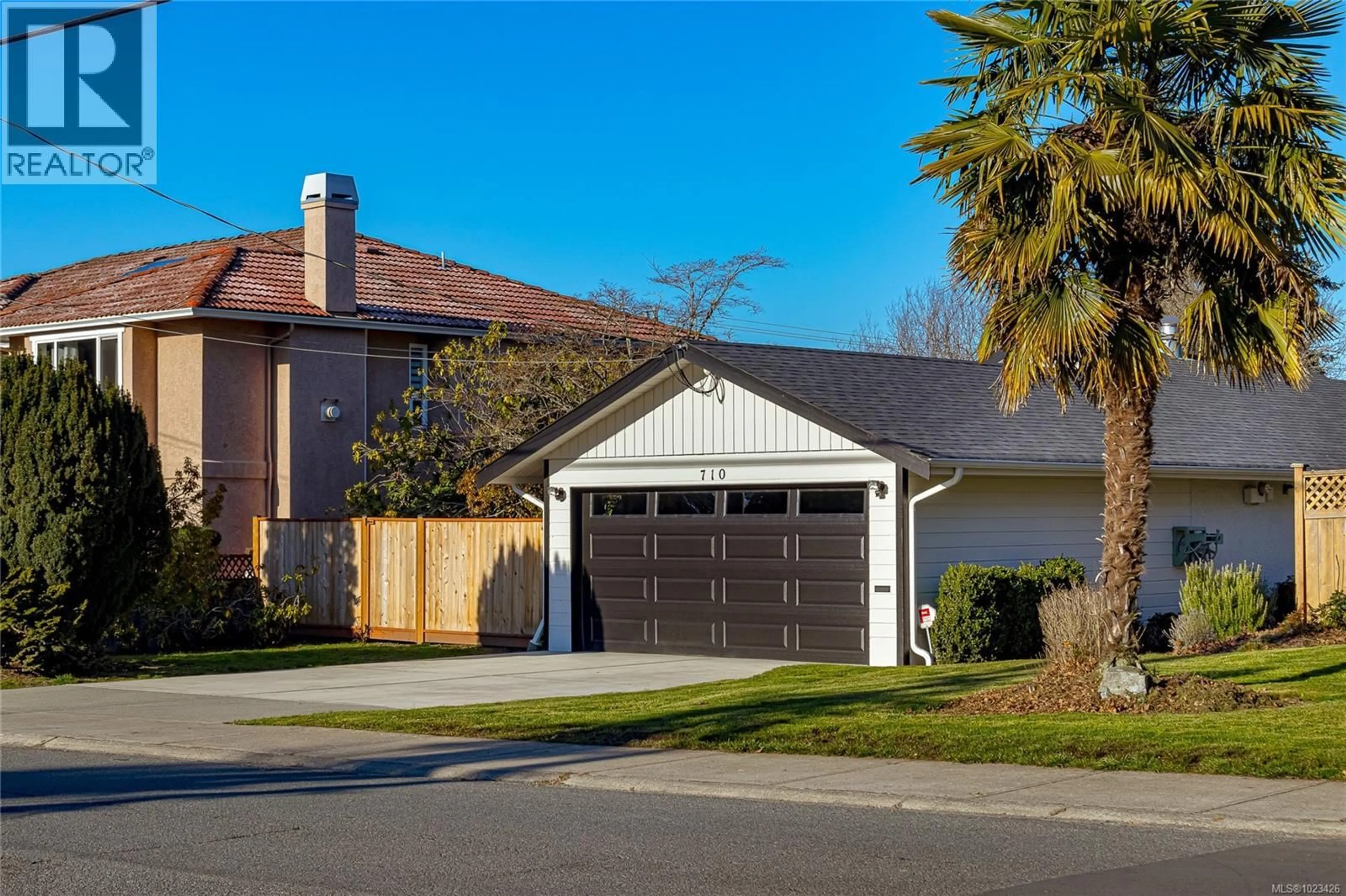 Home with brick exterior material, street for 710 GREENLEA DRIVE, Saanich British Columbia V8Z6V8