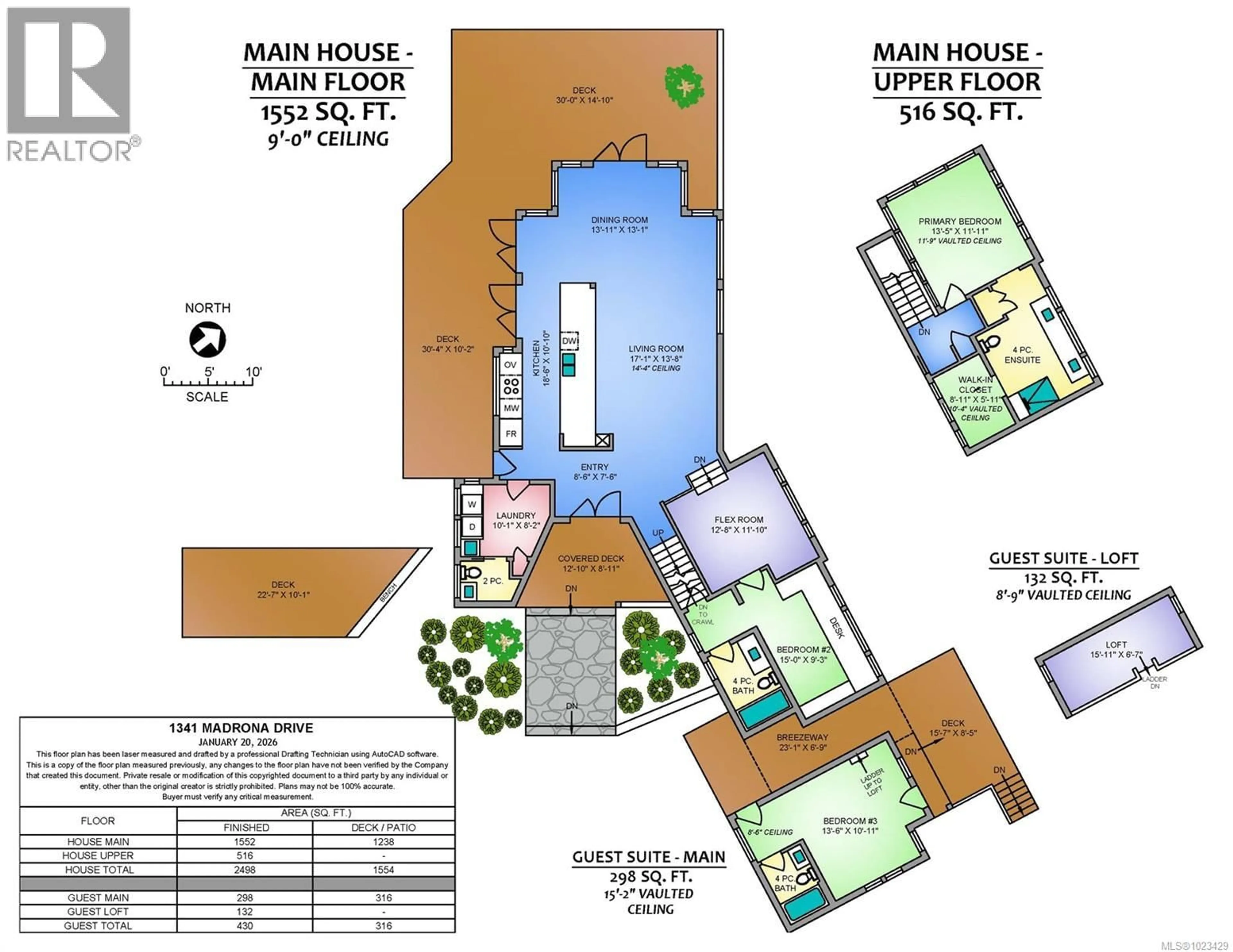 Floor plan for 1341 MADRONA DRIVE, Nanoose Bay British Columbia V9P9C9