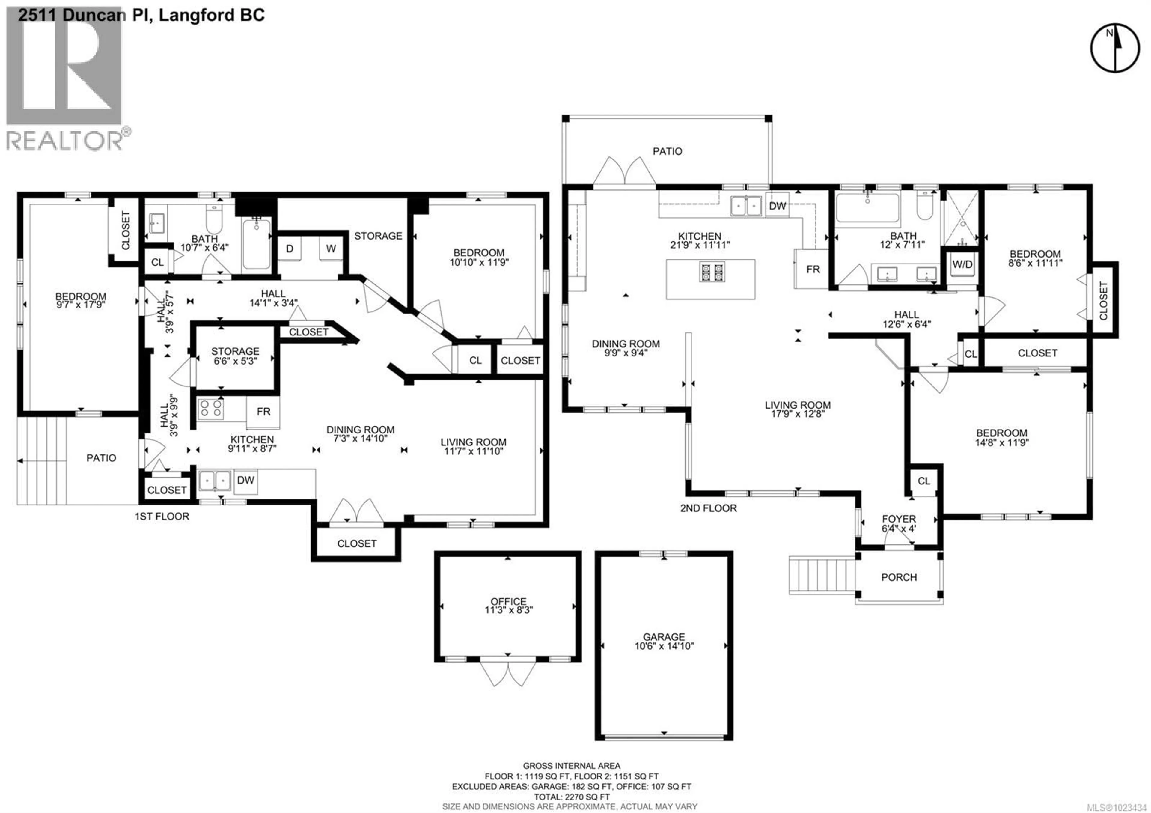 Floor plan for 2511 DUNCAN PLACE, Langford British Columbia V9B3P2