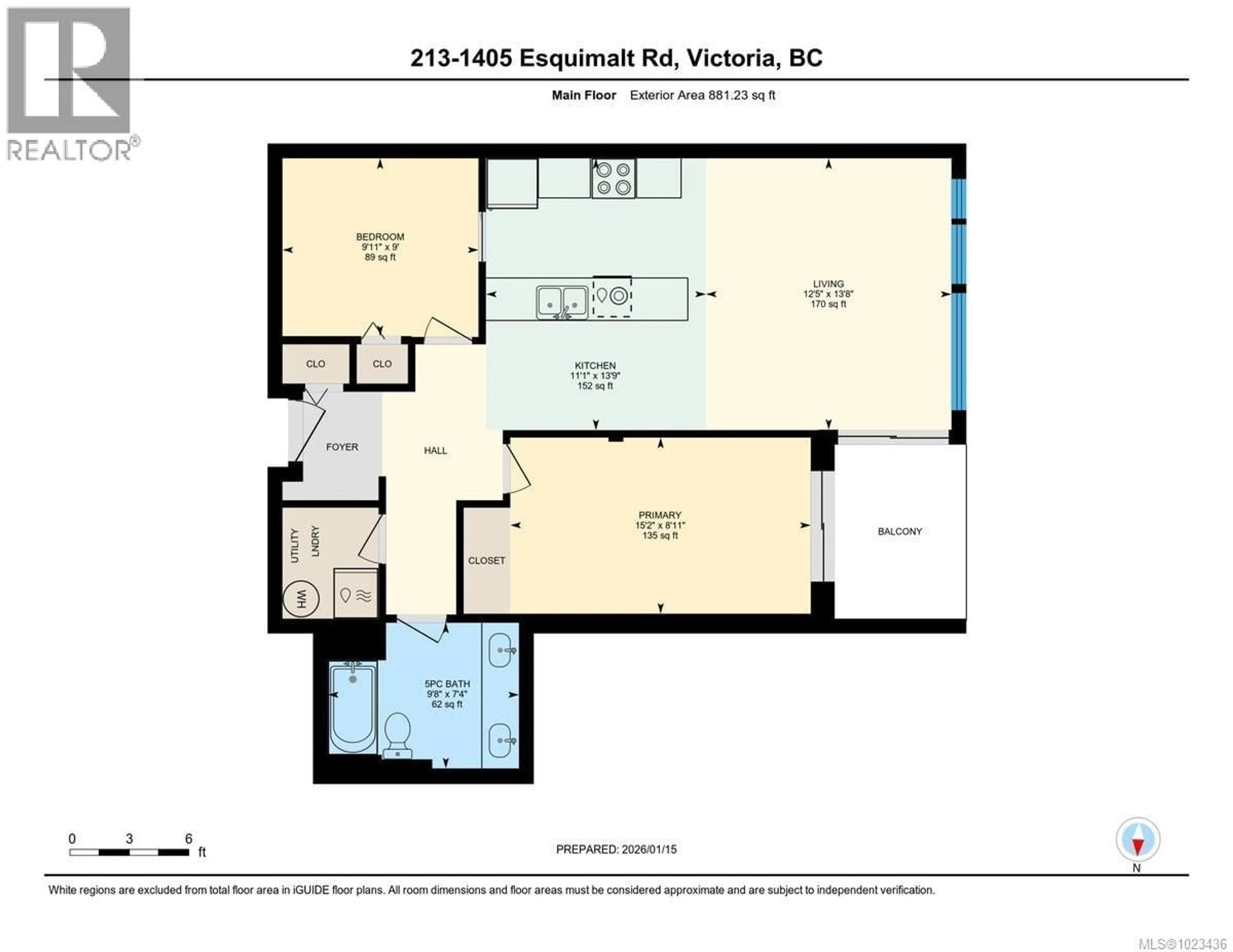 Floor plan for 213 - 1405 ESQUIMALT ROAD, Esquimalt British Columbia V9A0A4