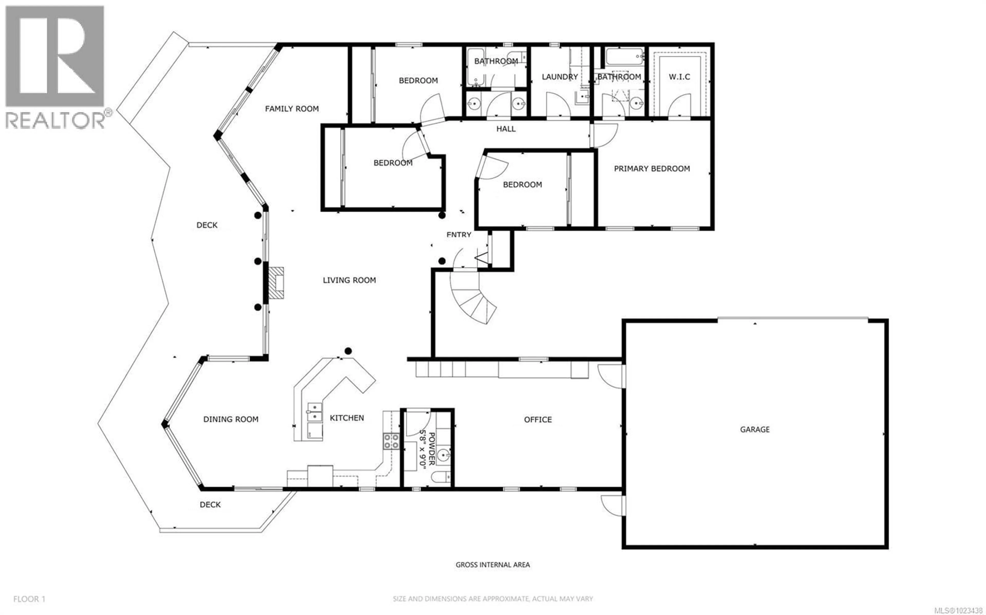 Floor plan for 1278 THE STRAND ROAD, Gabriola Island British Columbia V0R1X3