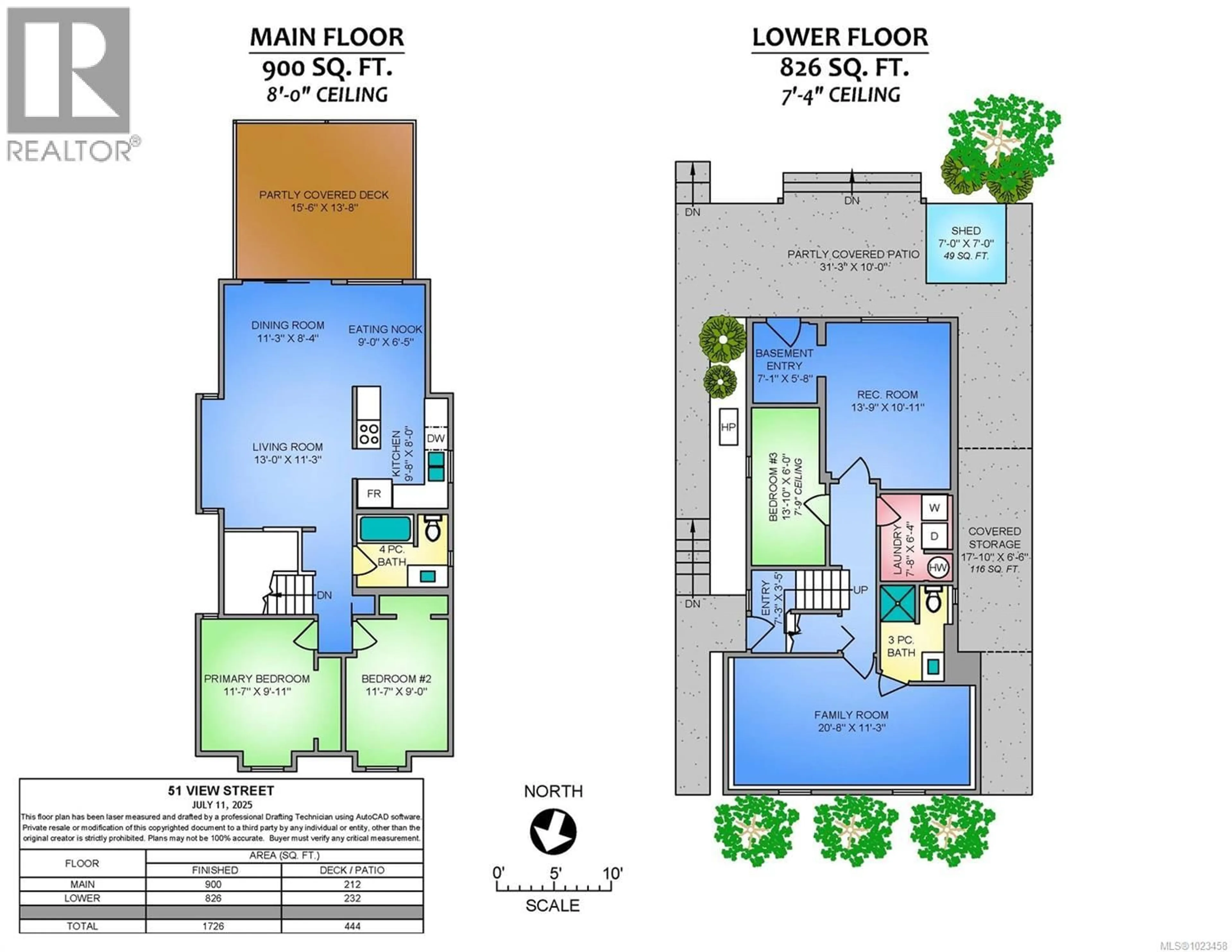Floor plan for 51 VIEW STREET, Nanaimo British Columbia V9R4N3
