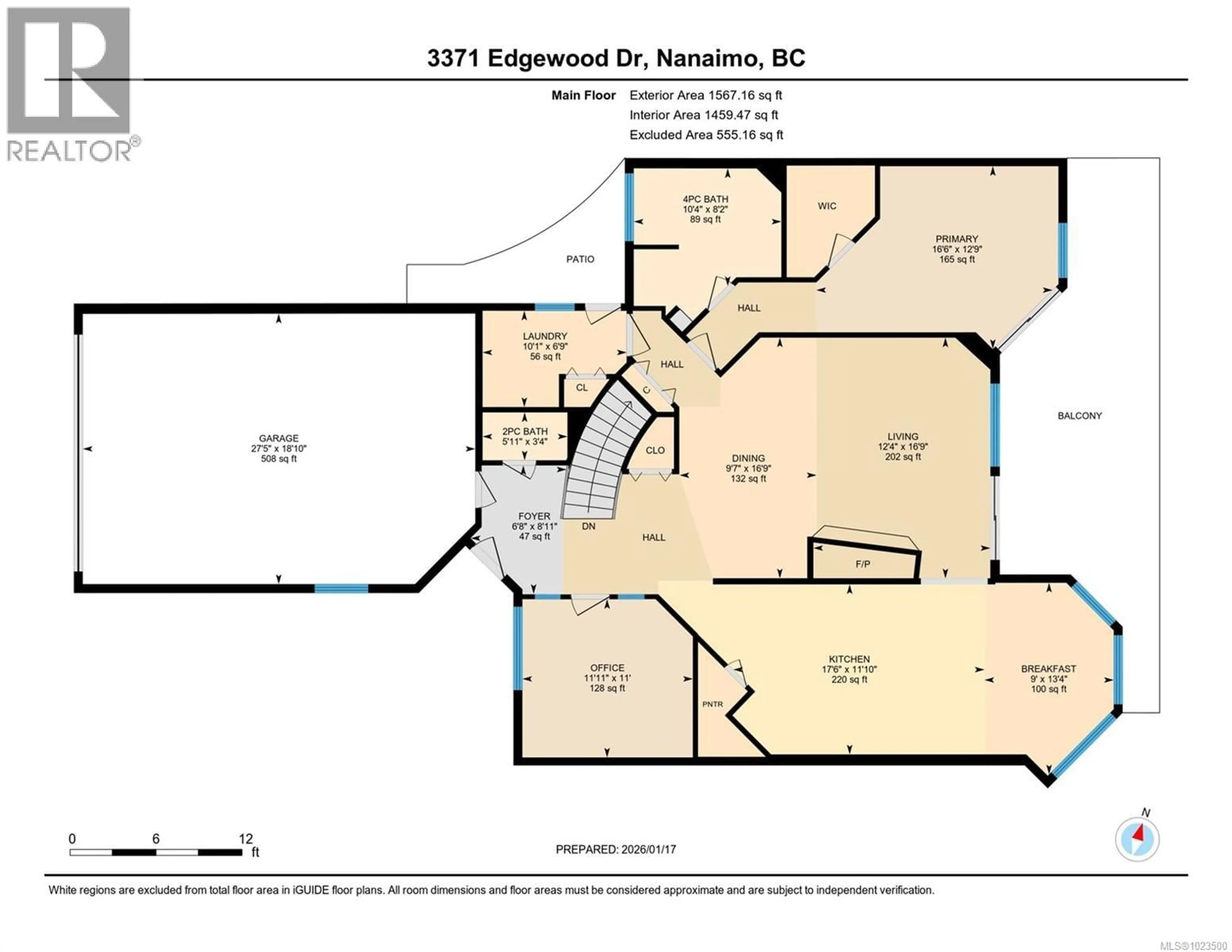 Floor plan for 3371 EDGEWOOD DRIVE, Nanaimo British Columbia V9T5V2
