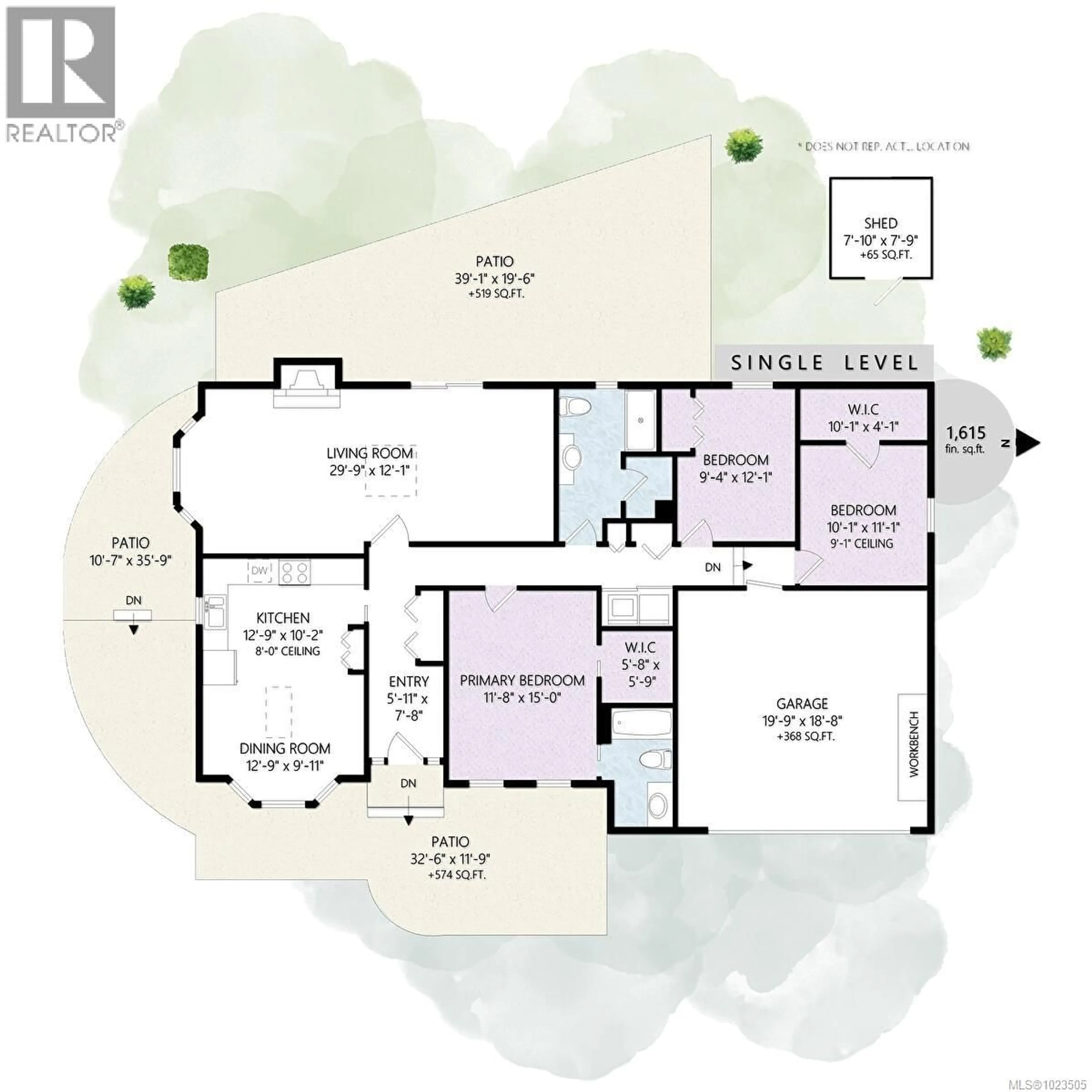 Floor plan for 1279 GILLEY CRESCENT, Parksville British Columbia V9P1W5