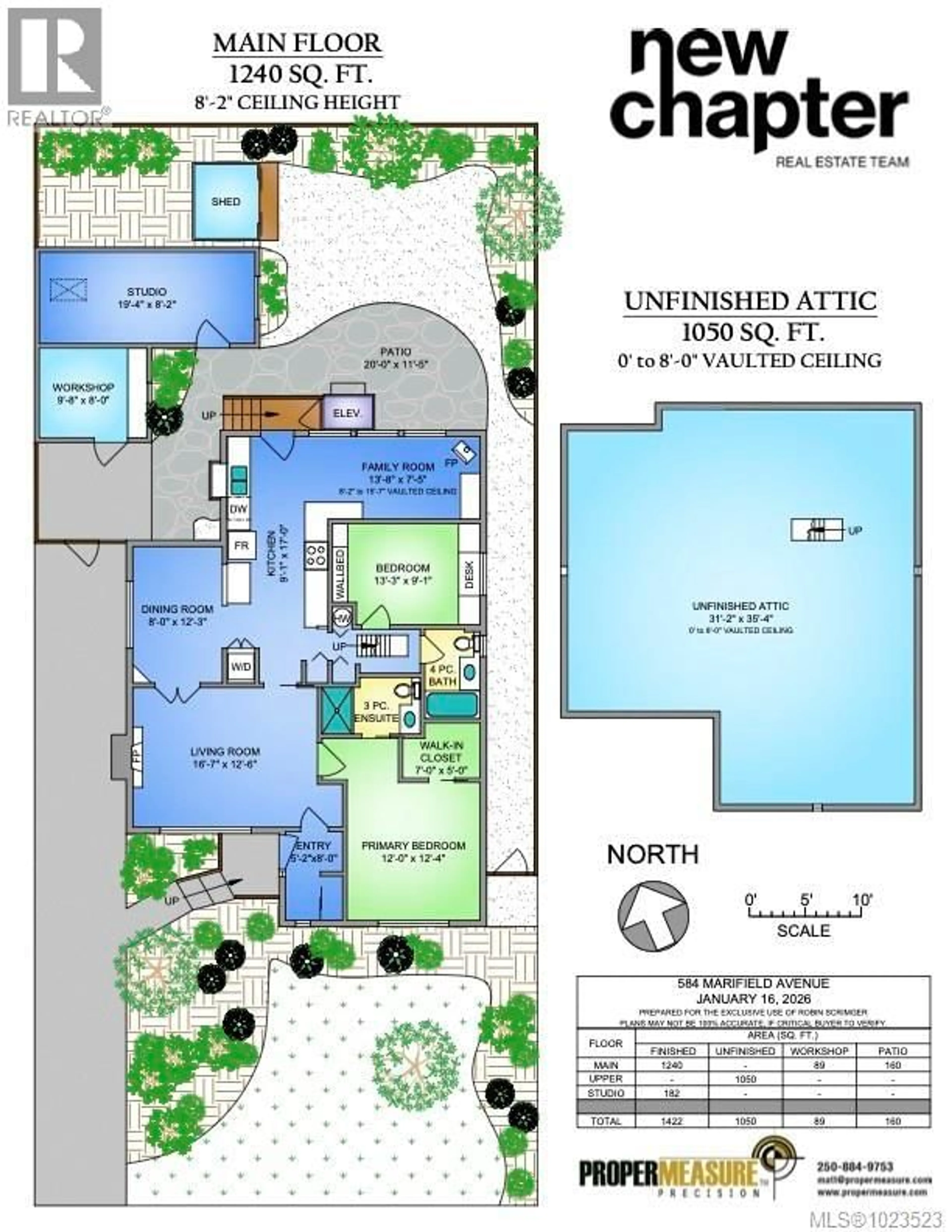 Floor plan for 584 MARIFIELD AVENUE, Victoria British Columbia V8V1N4