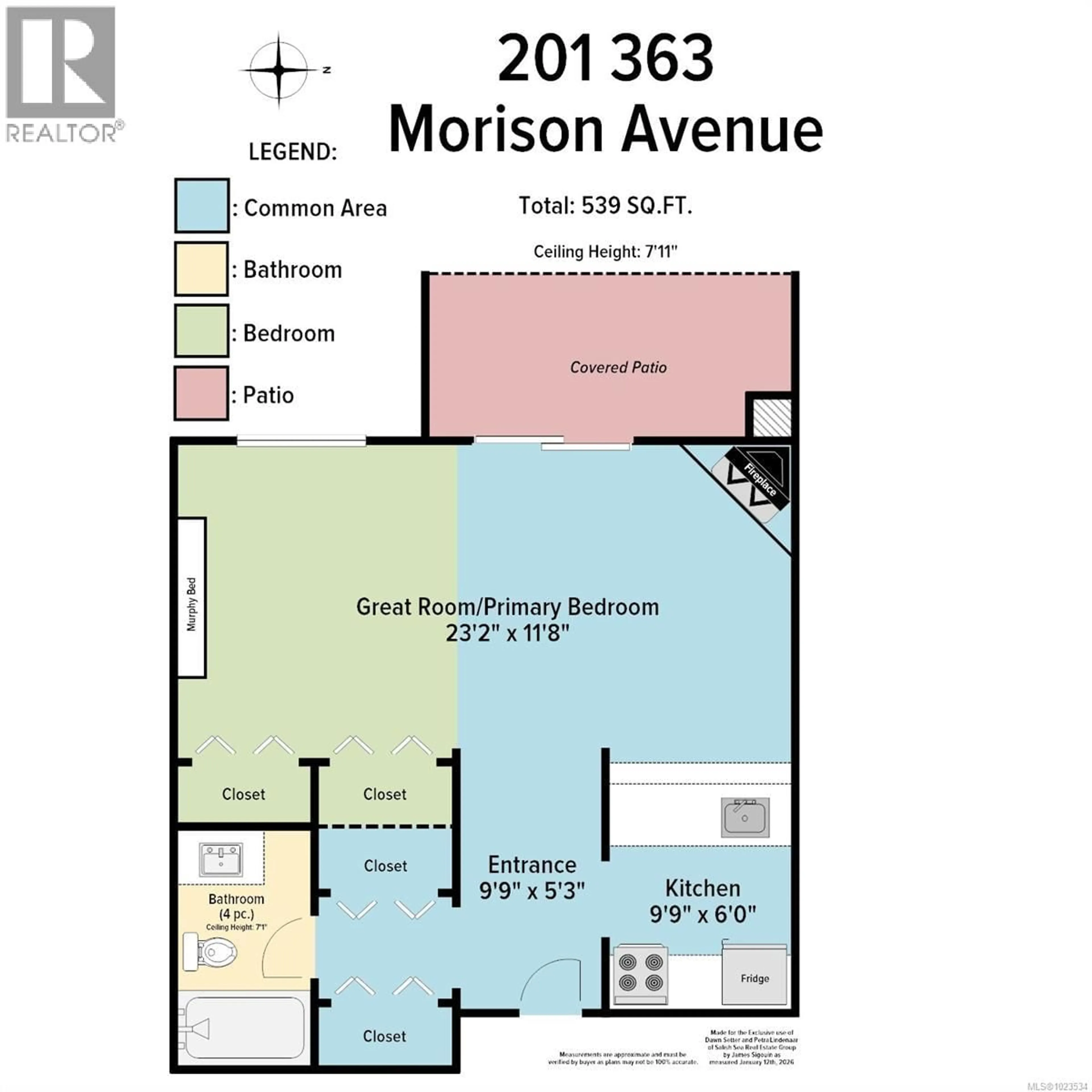 Floor plan for 201 - 363 MORISON AVENUE, Parksville British Columbia V9P1P4