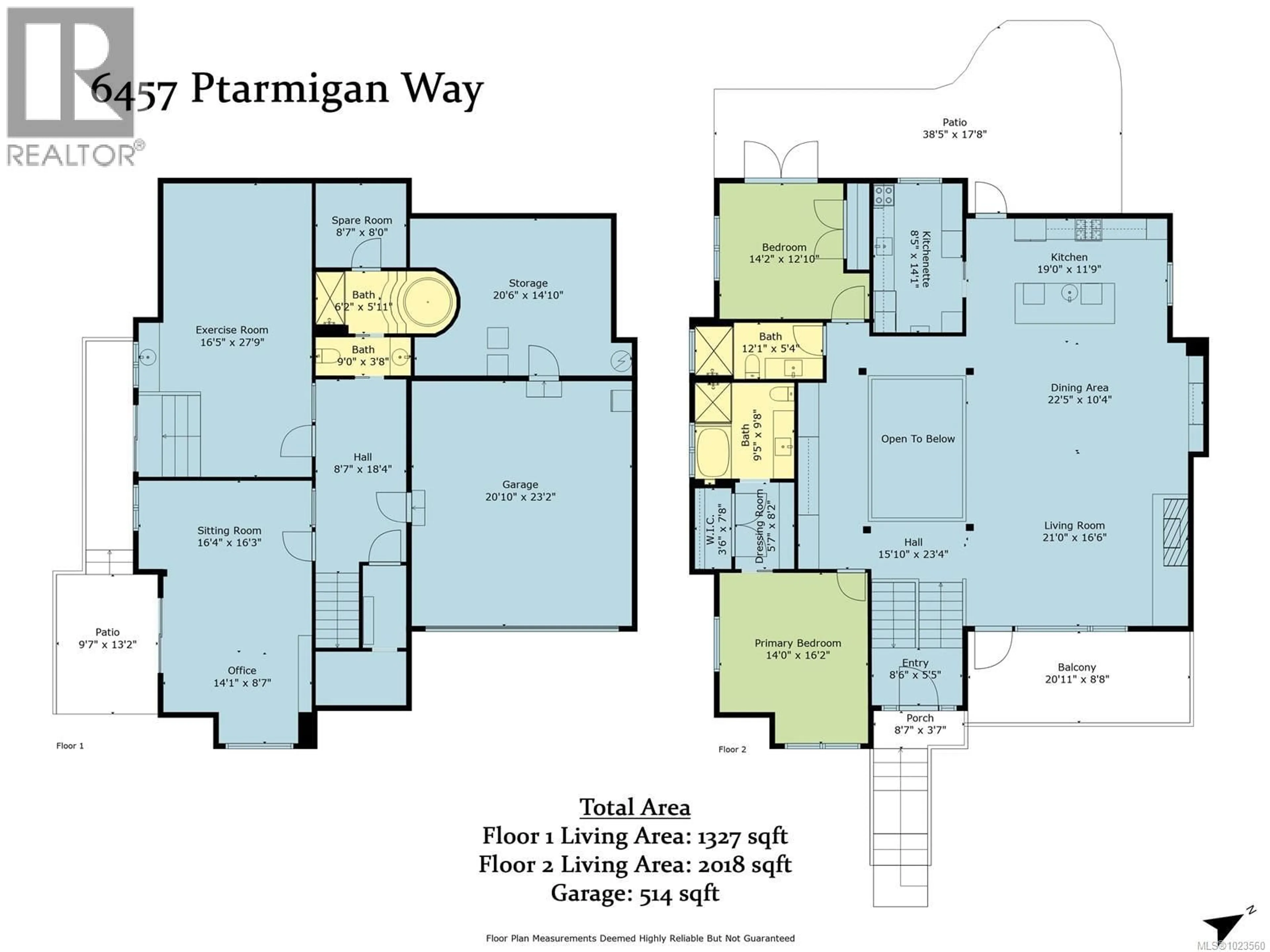 Floor plan for 6457 PTARMIGAN WAY, Nanaimo British Columbia V9V1V7