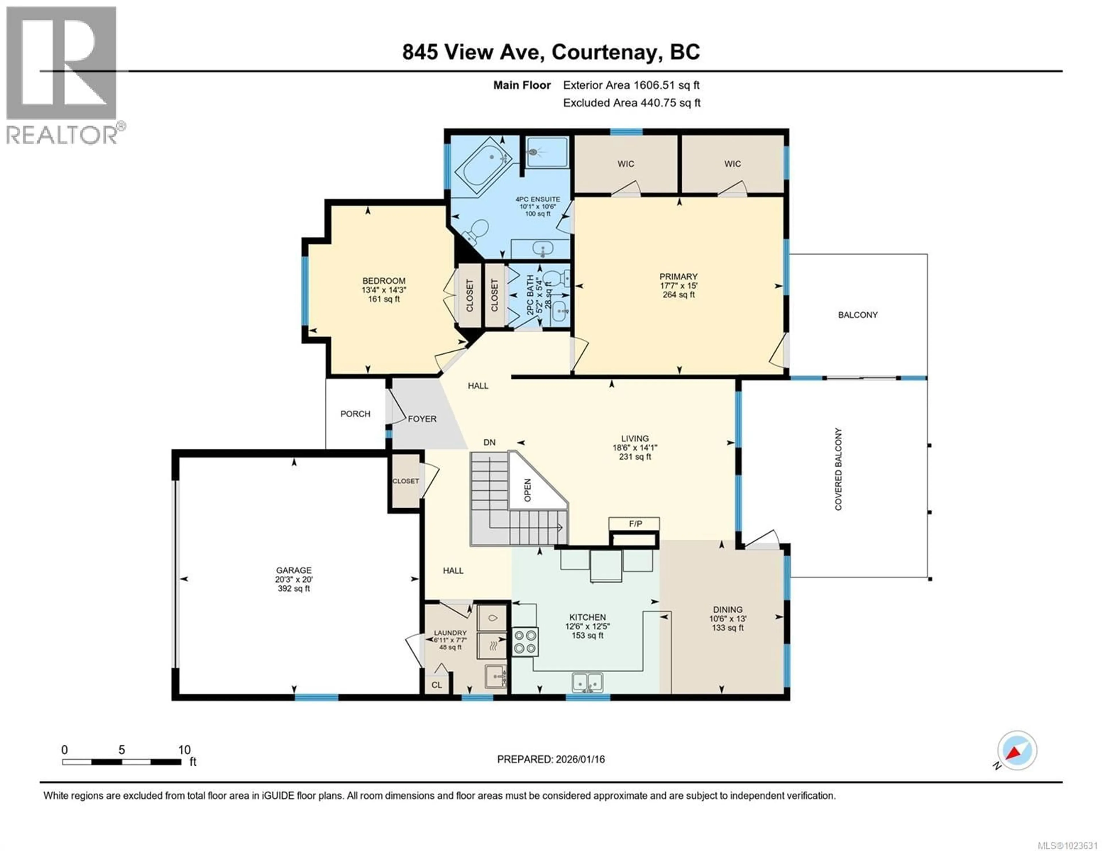 Floor plan for 845 VIEW AVENUE, Courtenay British Columbia V9N5V5