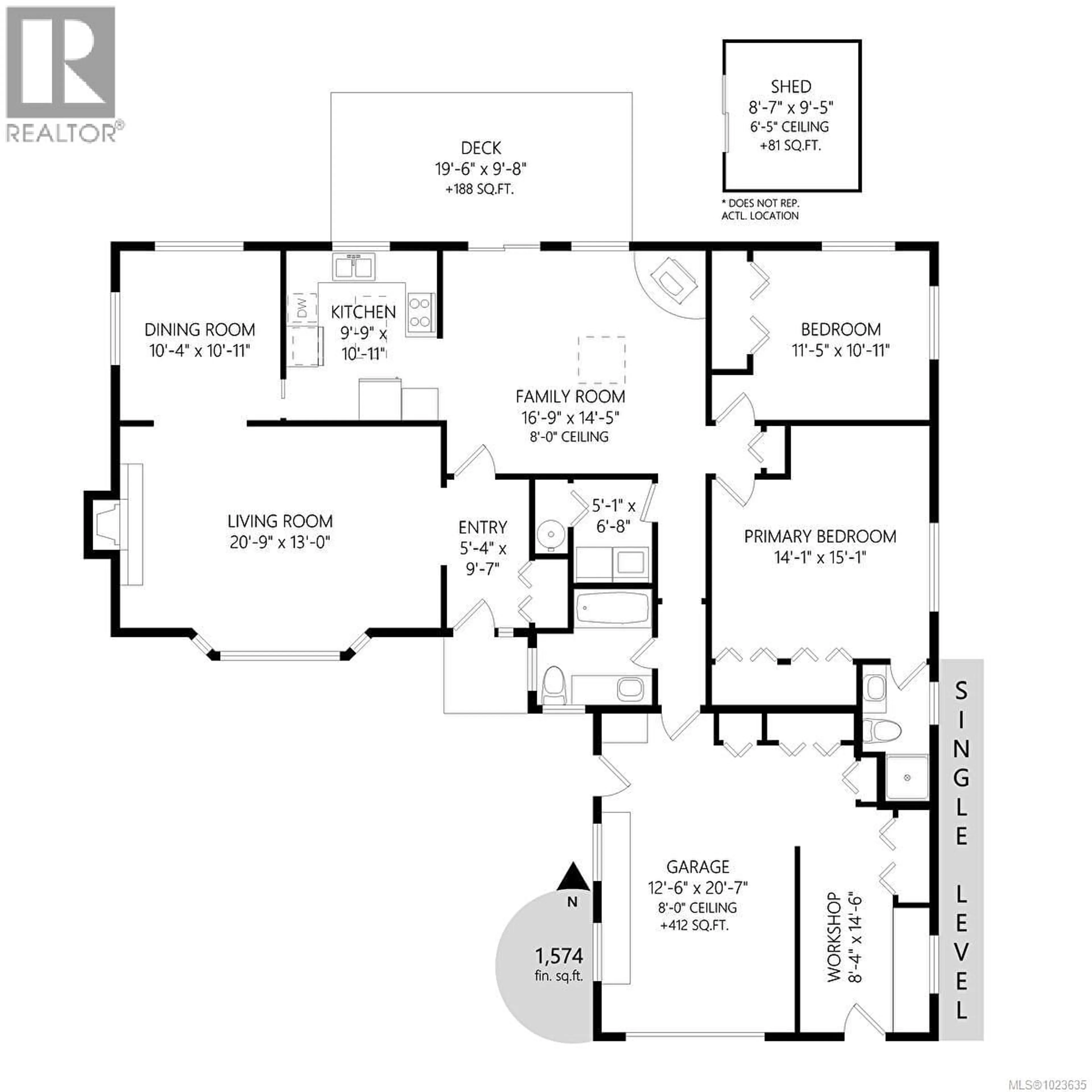 Floor plan for 637 TAMARACK DRIVE, Qualicum Beach British Columbia V9K1A8