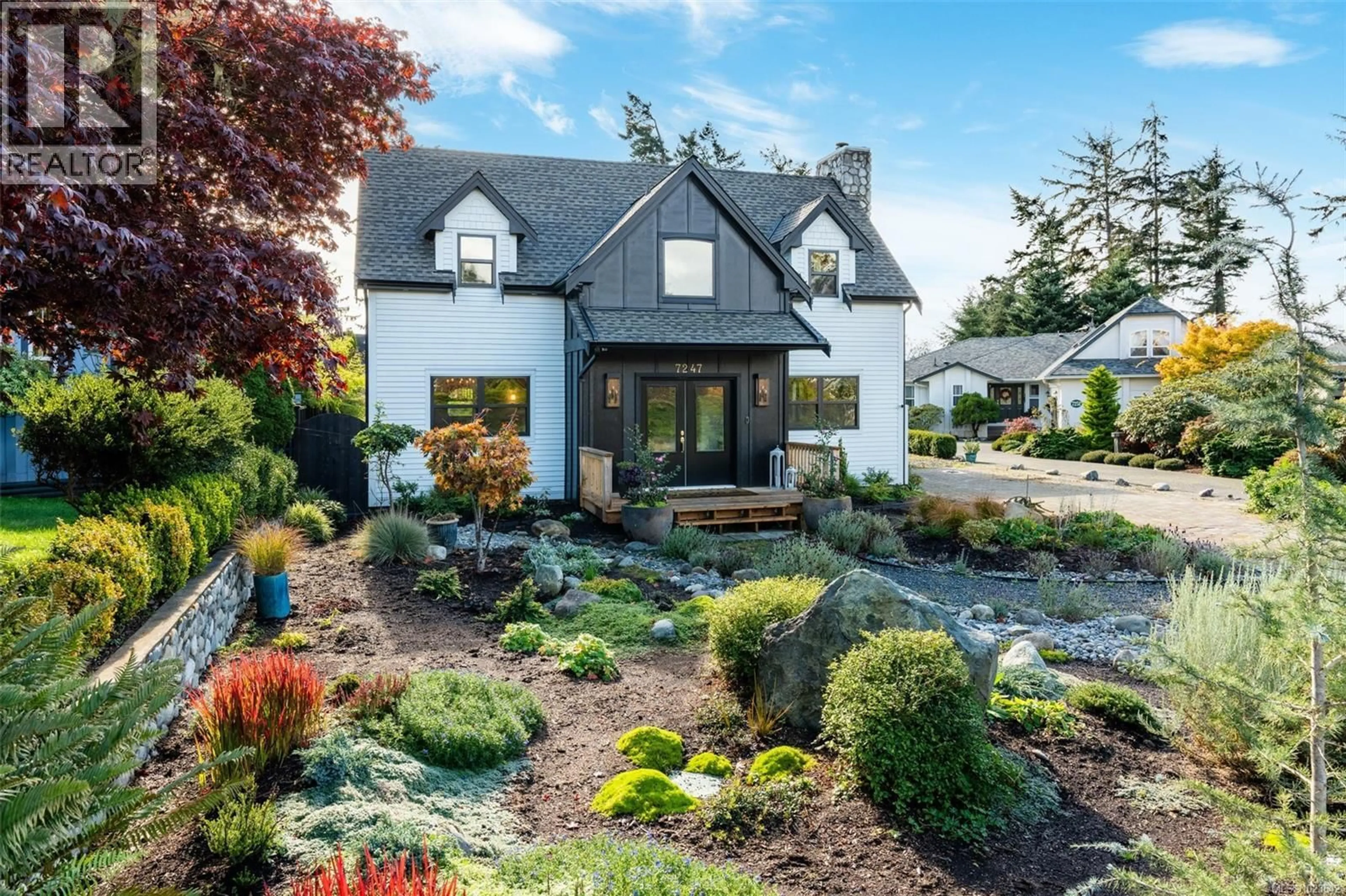 A pic from outside/outdoor area/front of a property/back of a property/a pic from drone, street for 7247 BETHANY PLACE, Sooke British Columbia V9Z0S8